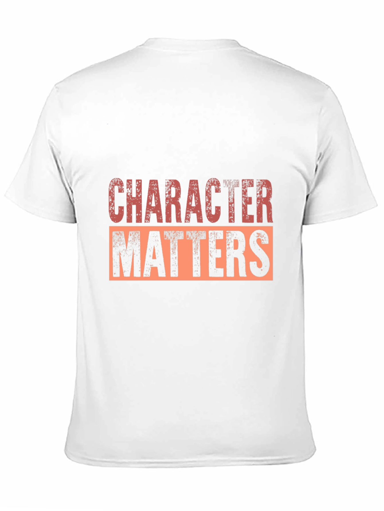 Character Matters Black Graphic T-Shirt