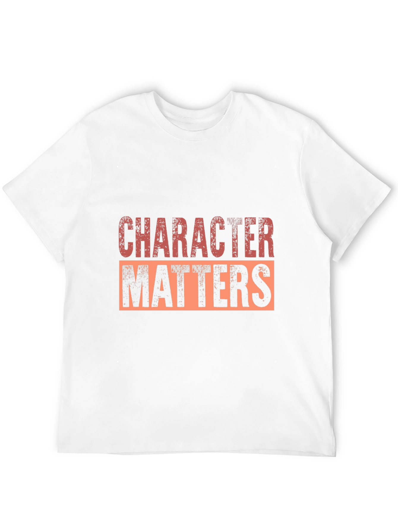 Character Matters Black Graphic T-Shirt