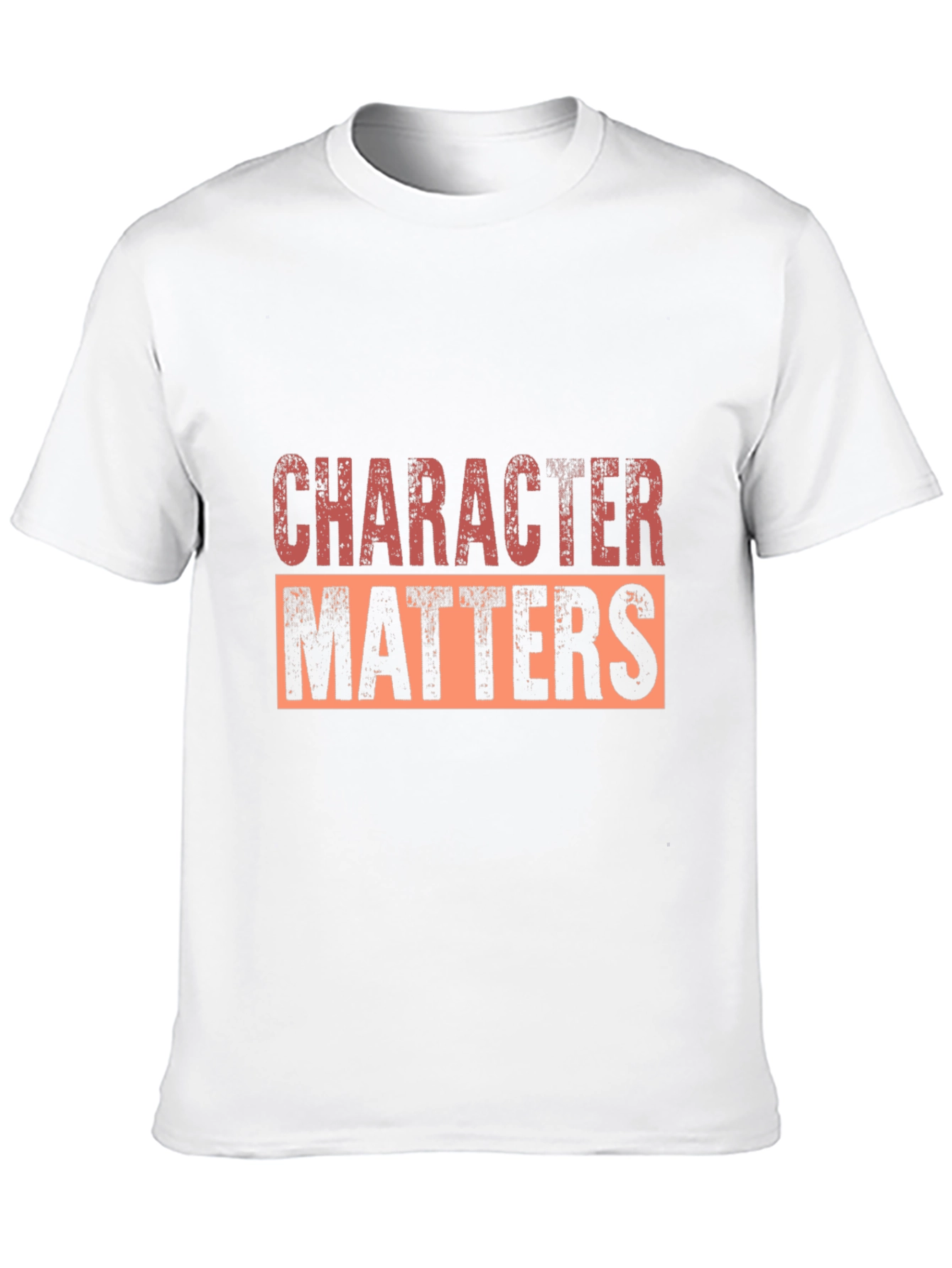 Character Matters Black Graphic T-Shirt