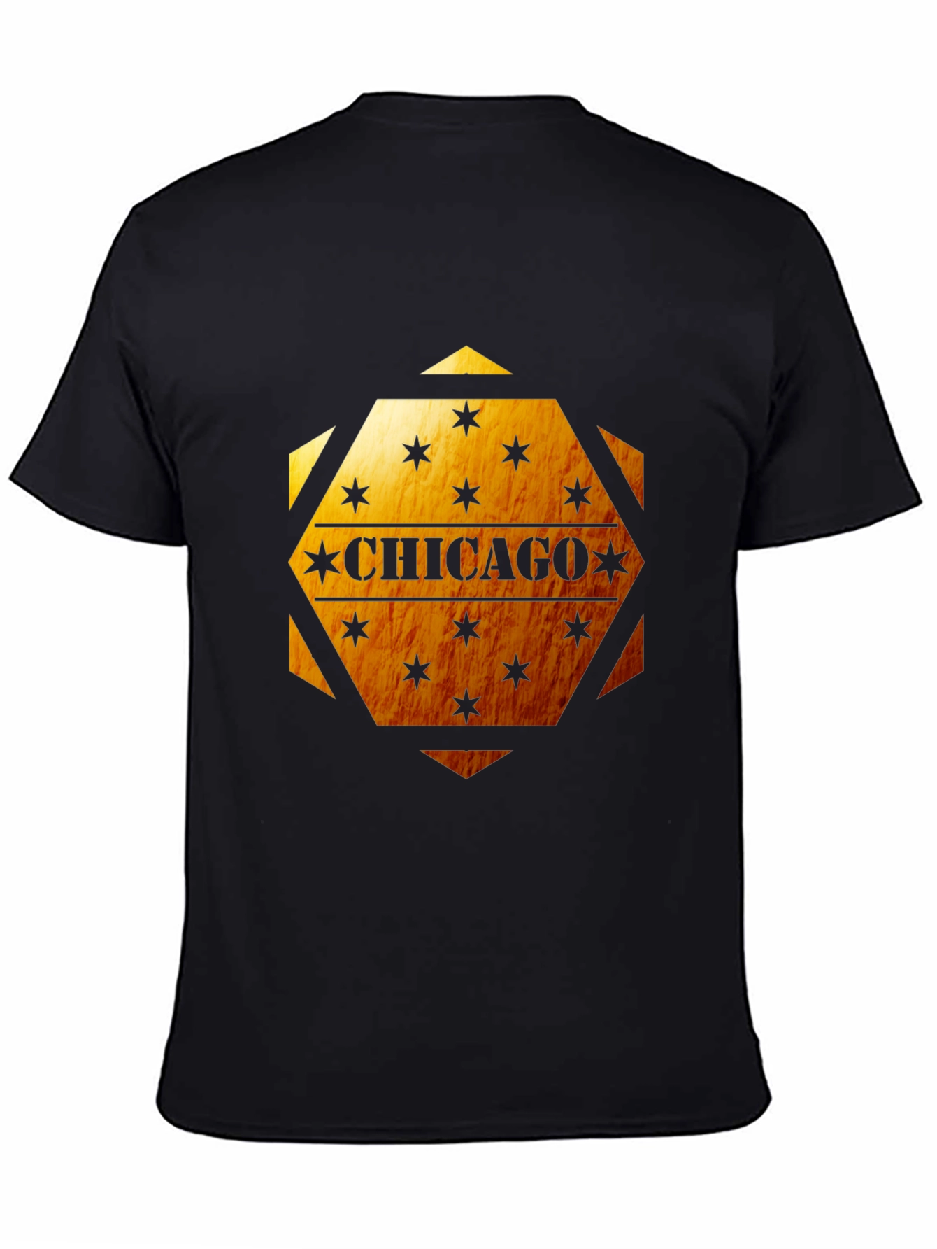 Chicago Star Graphic Black T-Shirt