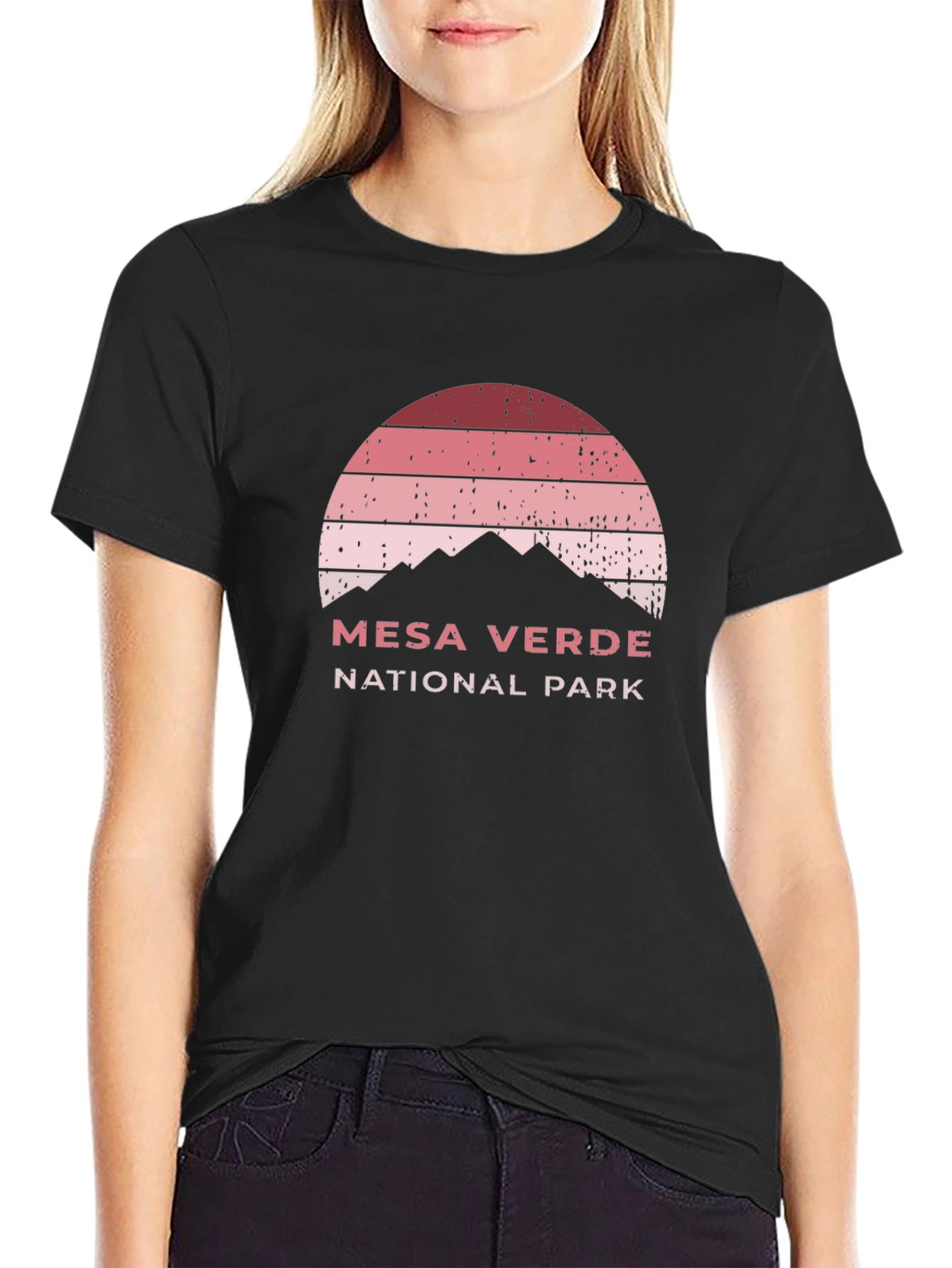 Mesa Verde National Park Retro Graphic T-Shirt
