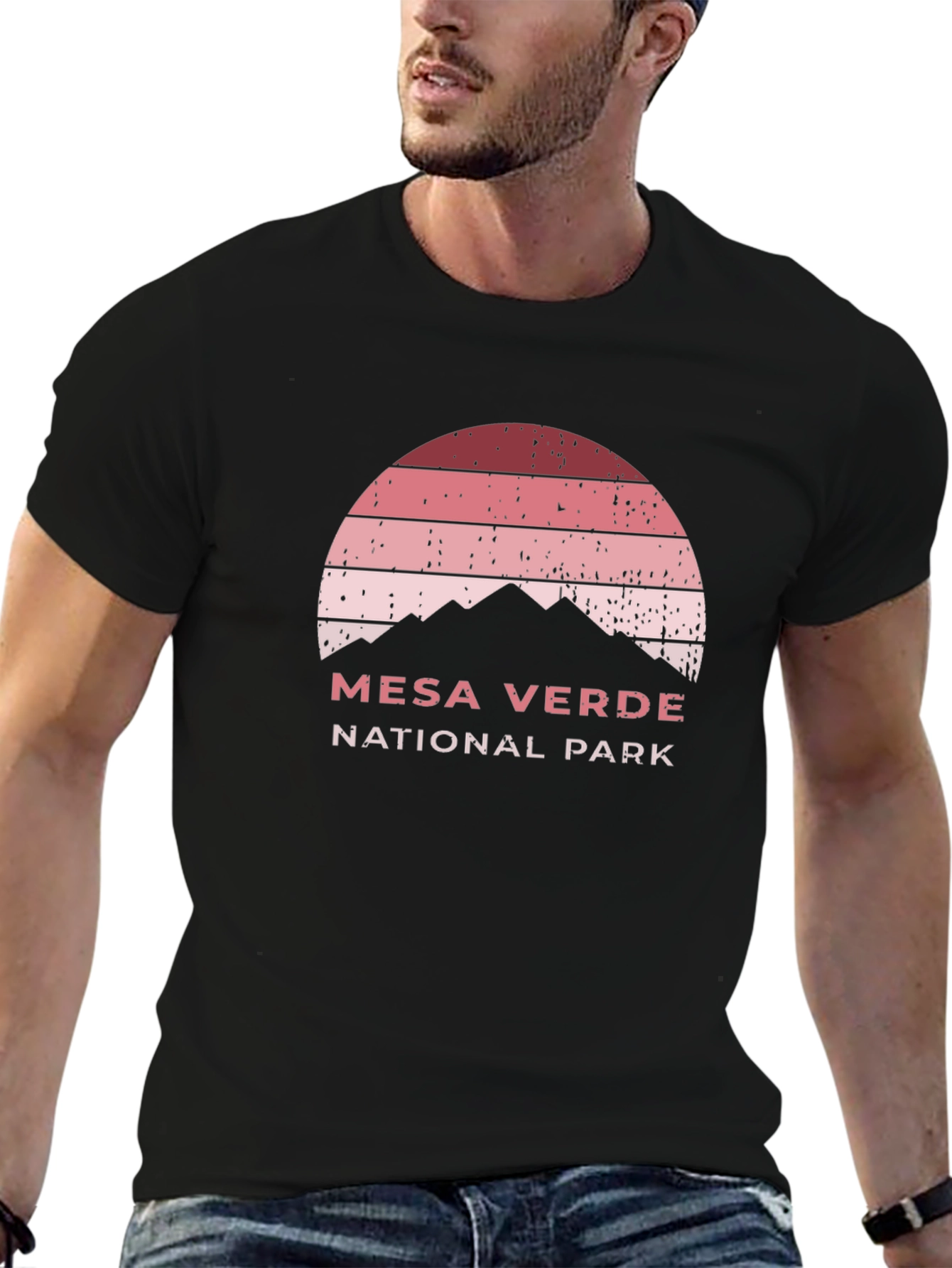 Mesa Verde National Park Retro Graphic T-Shirt