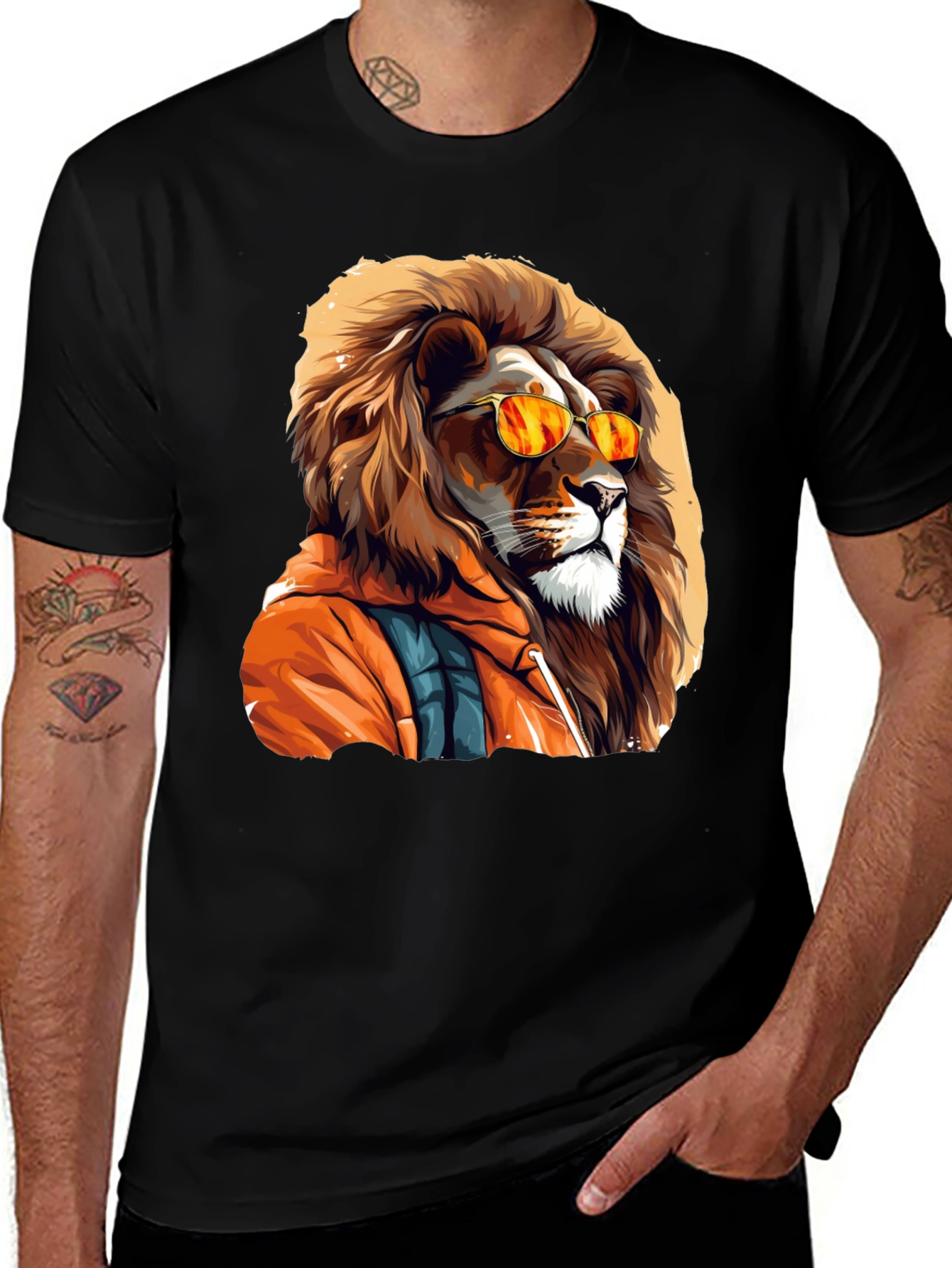 Cool Lion Graphic Tee