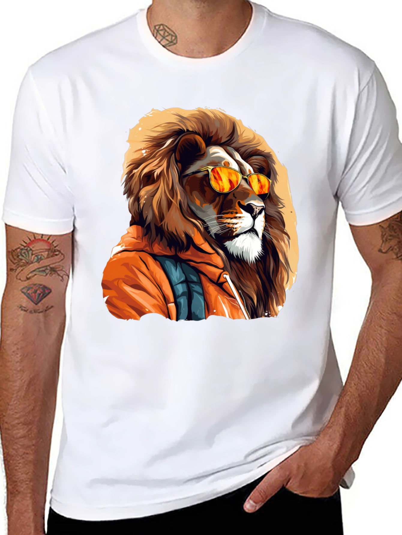 Cool Lion Graphic Tee