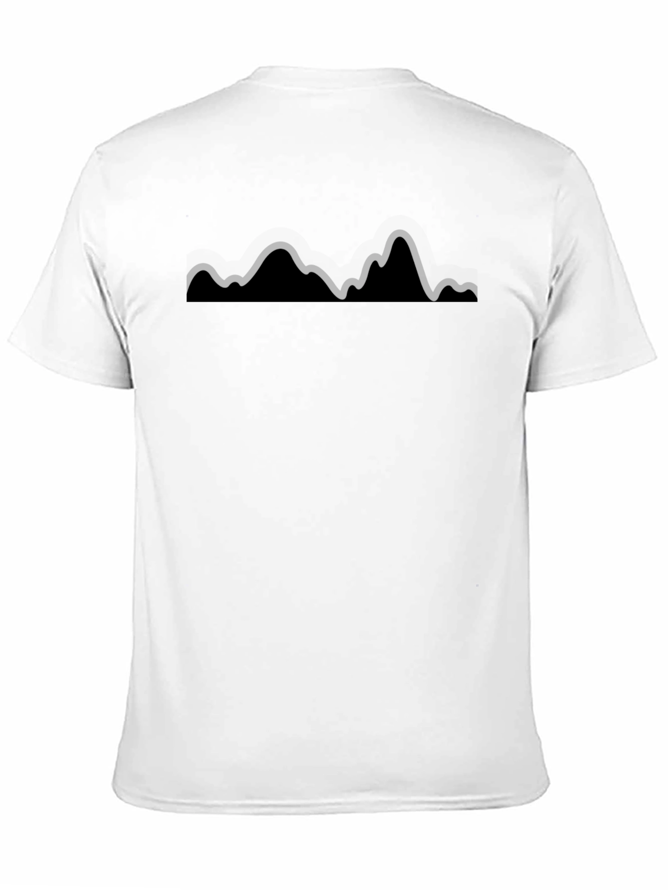 Black Mountainscape Tee