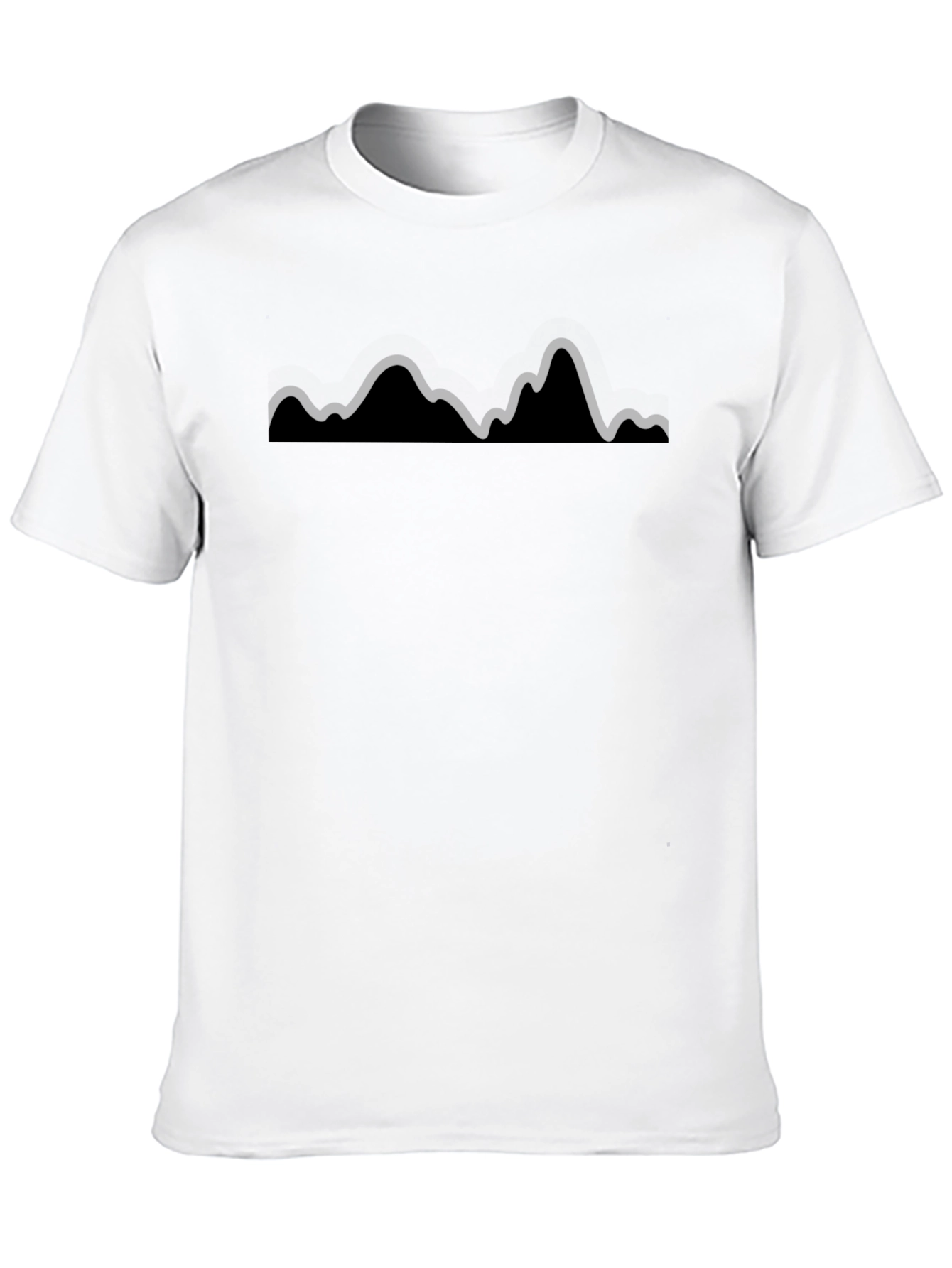 Black Mountainscape Tee