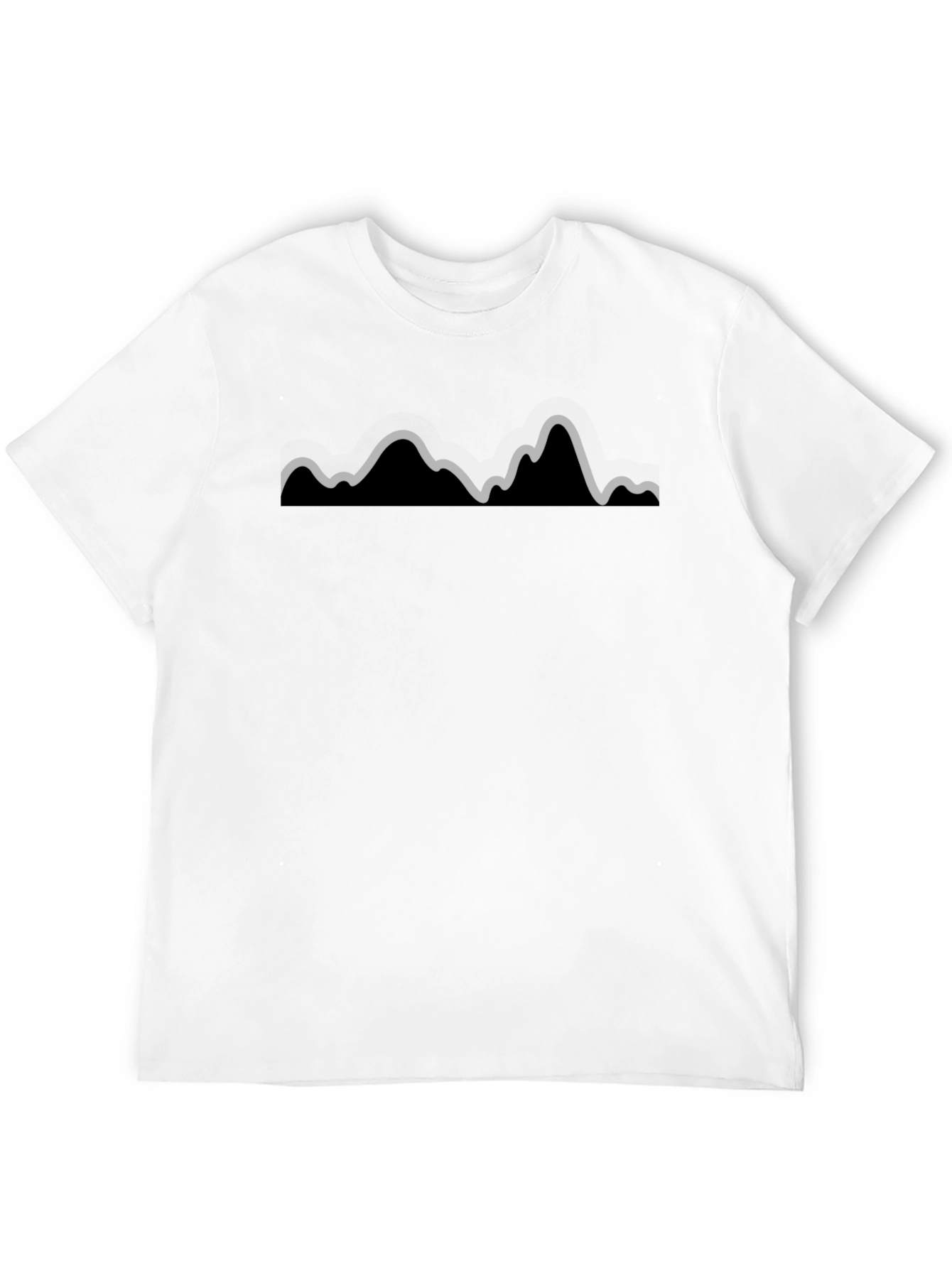 Black Mountainscape Tee