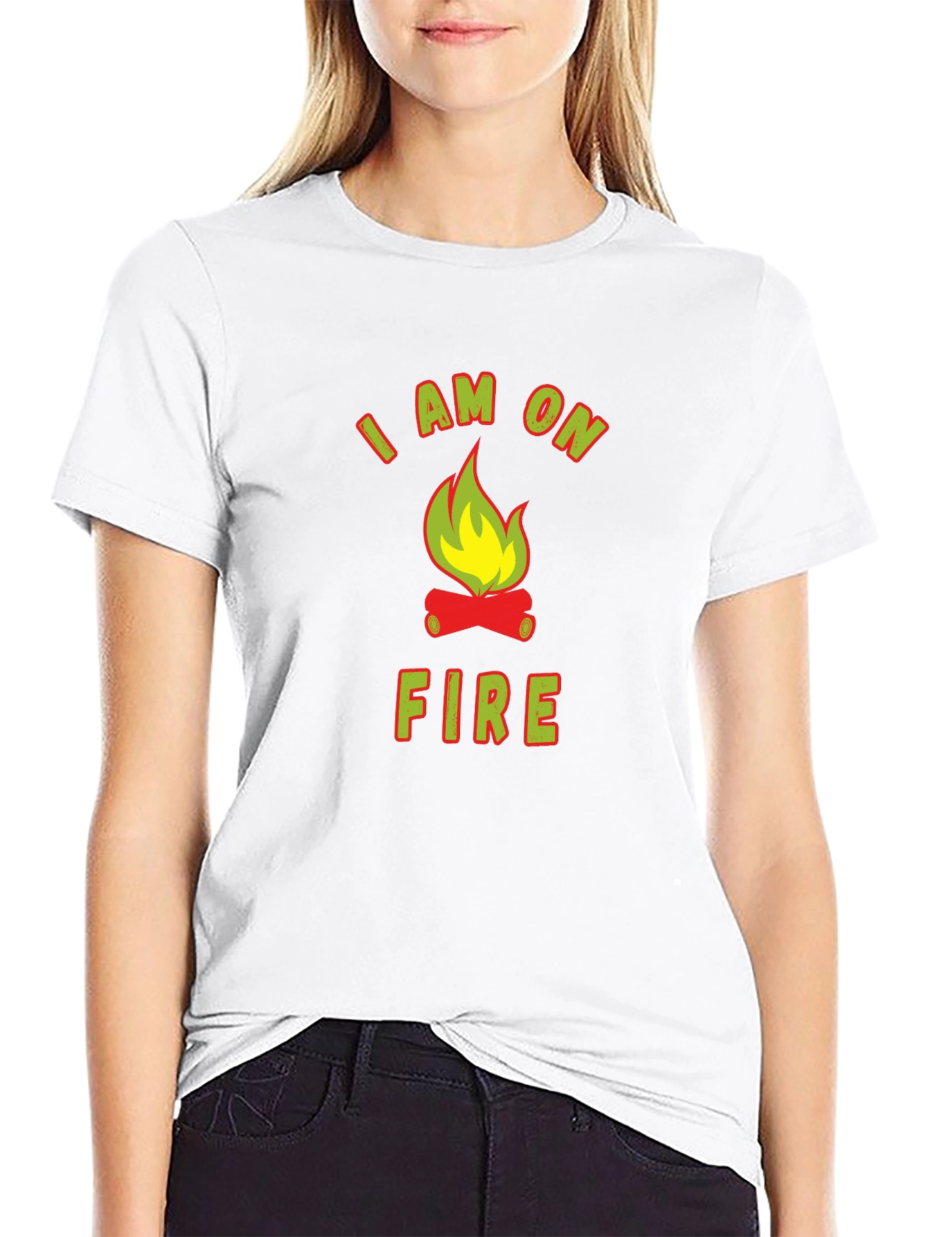 I Am On Fire Graphic Tee