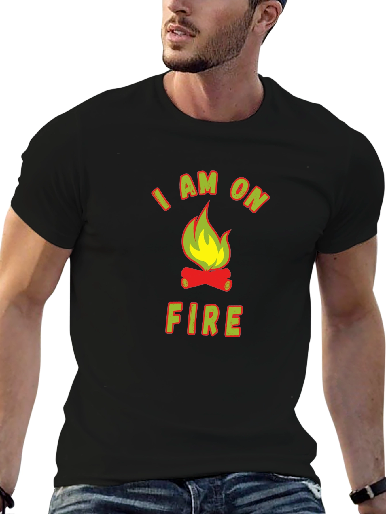 I Am On Fire Graphic Tee