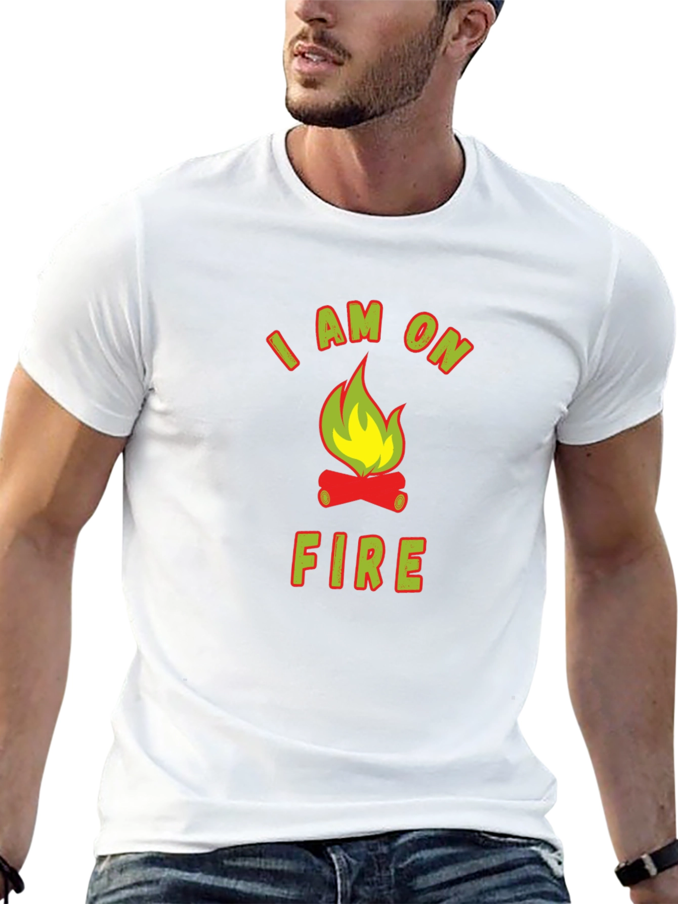 I Am On Fire Graphic Tee