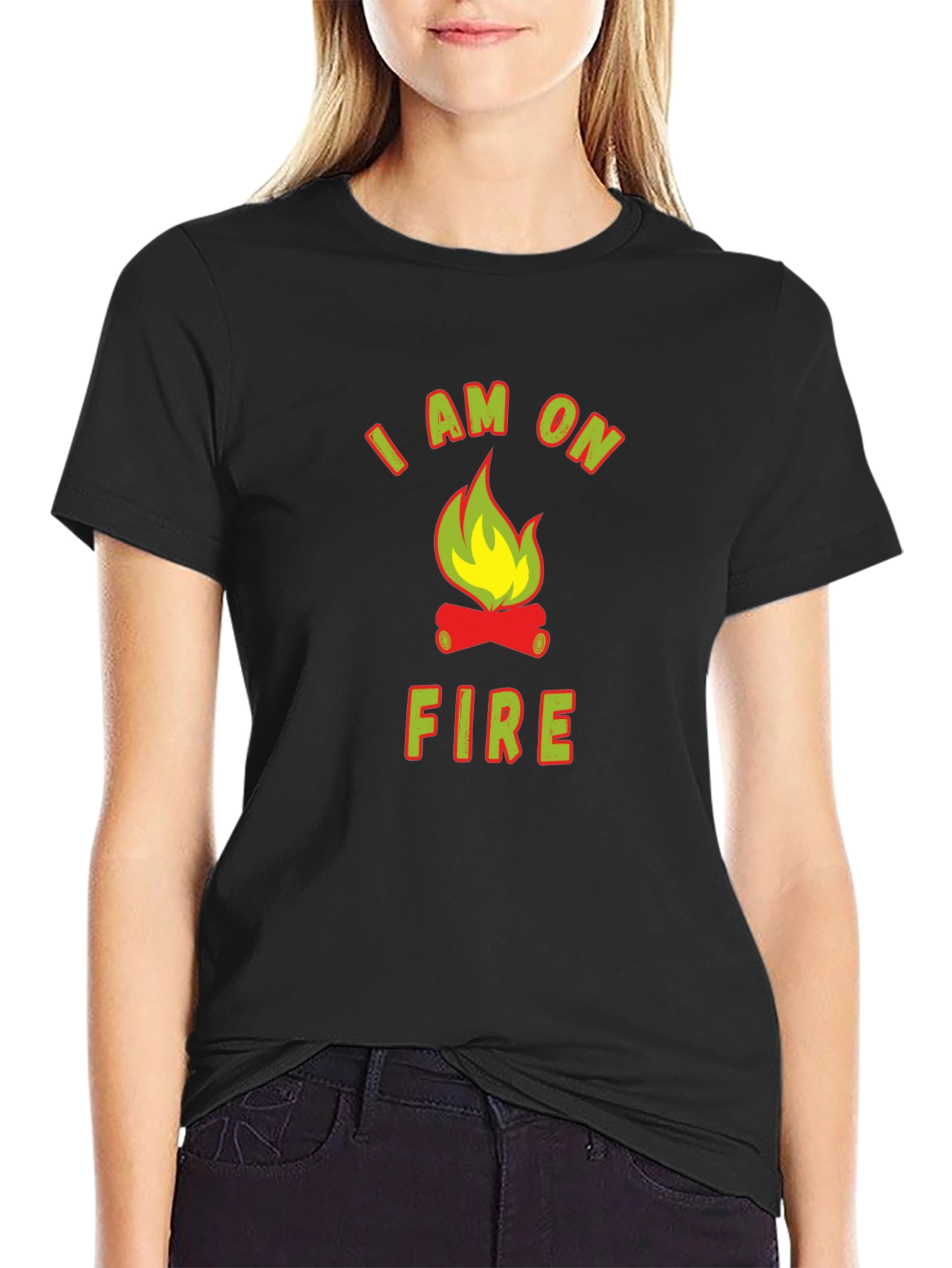 I Am On Fire Graphic Tee