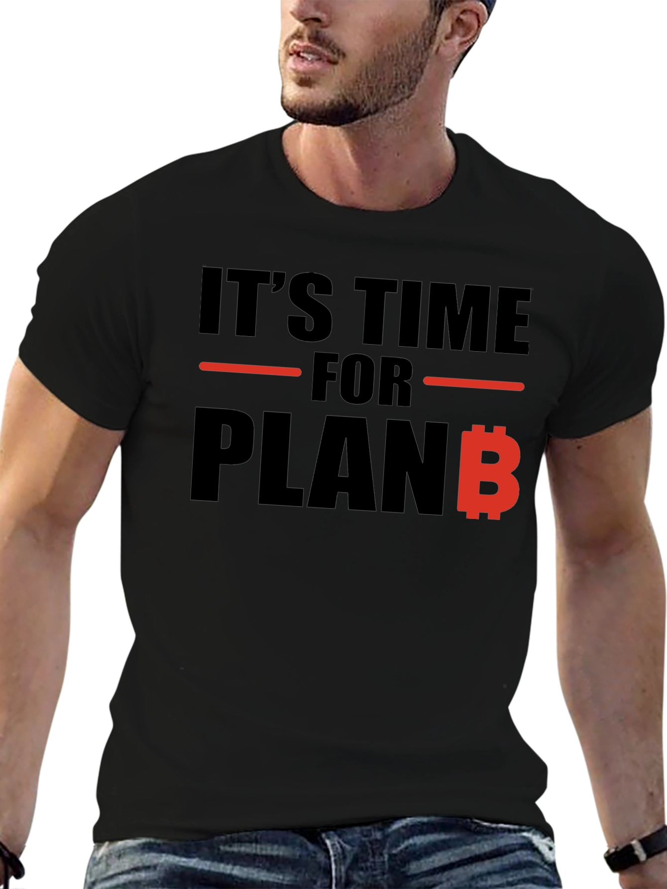 Its Time For Plan B Black T-Shirt