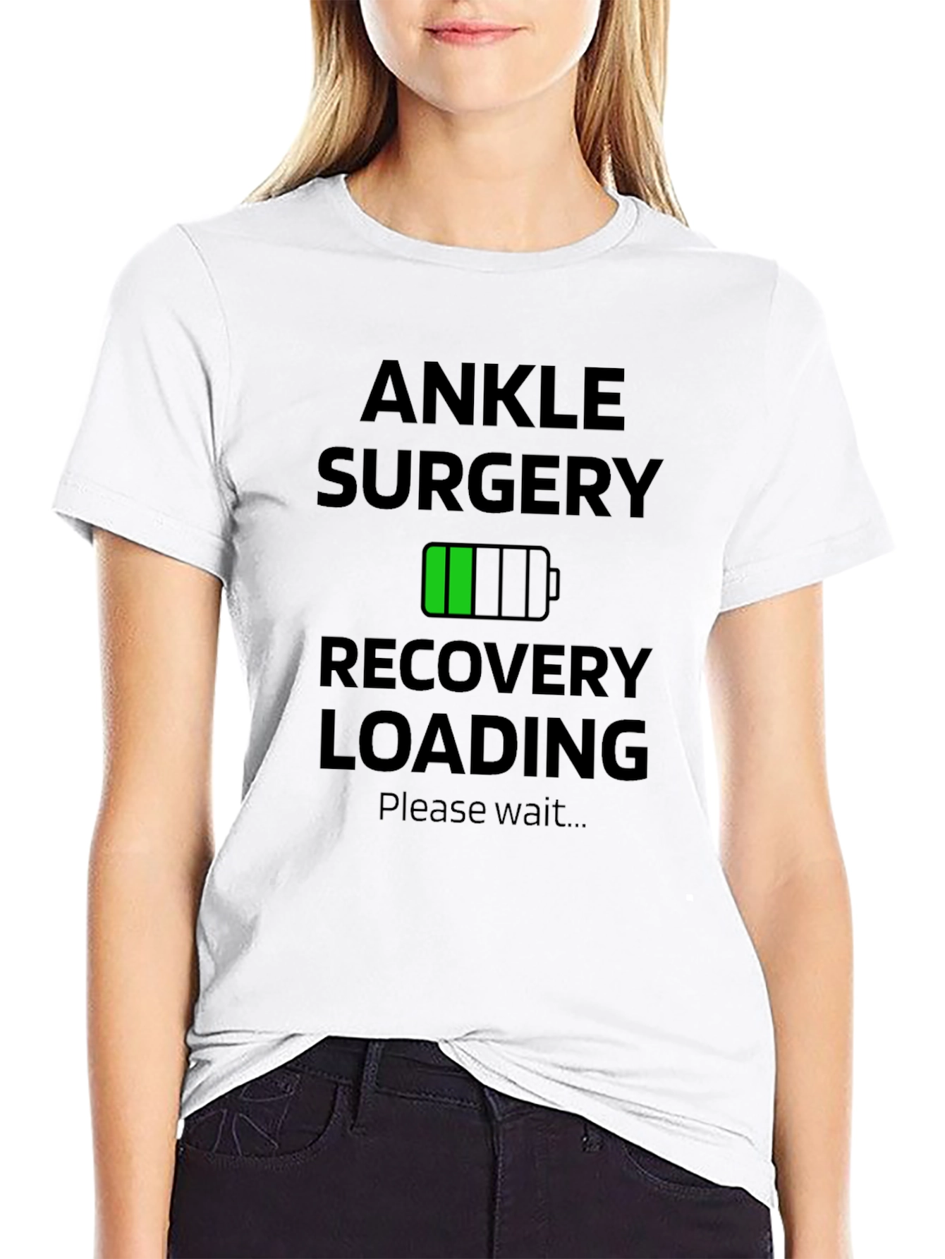 Ankle Surgery Recovery Loading Graphic T-Shirt