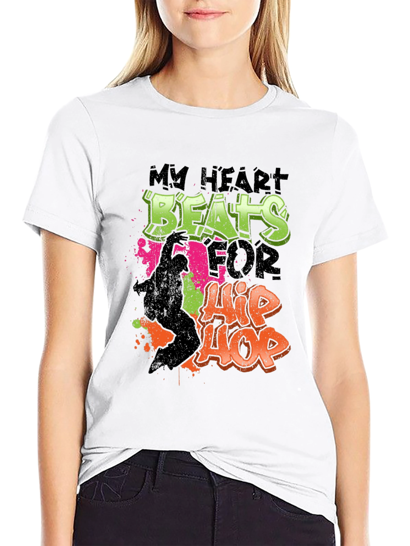 Hip Hop Heartbeat T-Shirt - Stylish Music Tee
