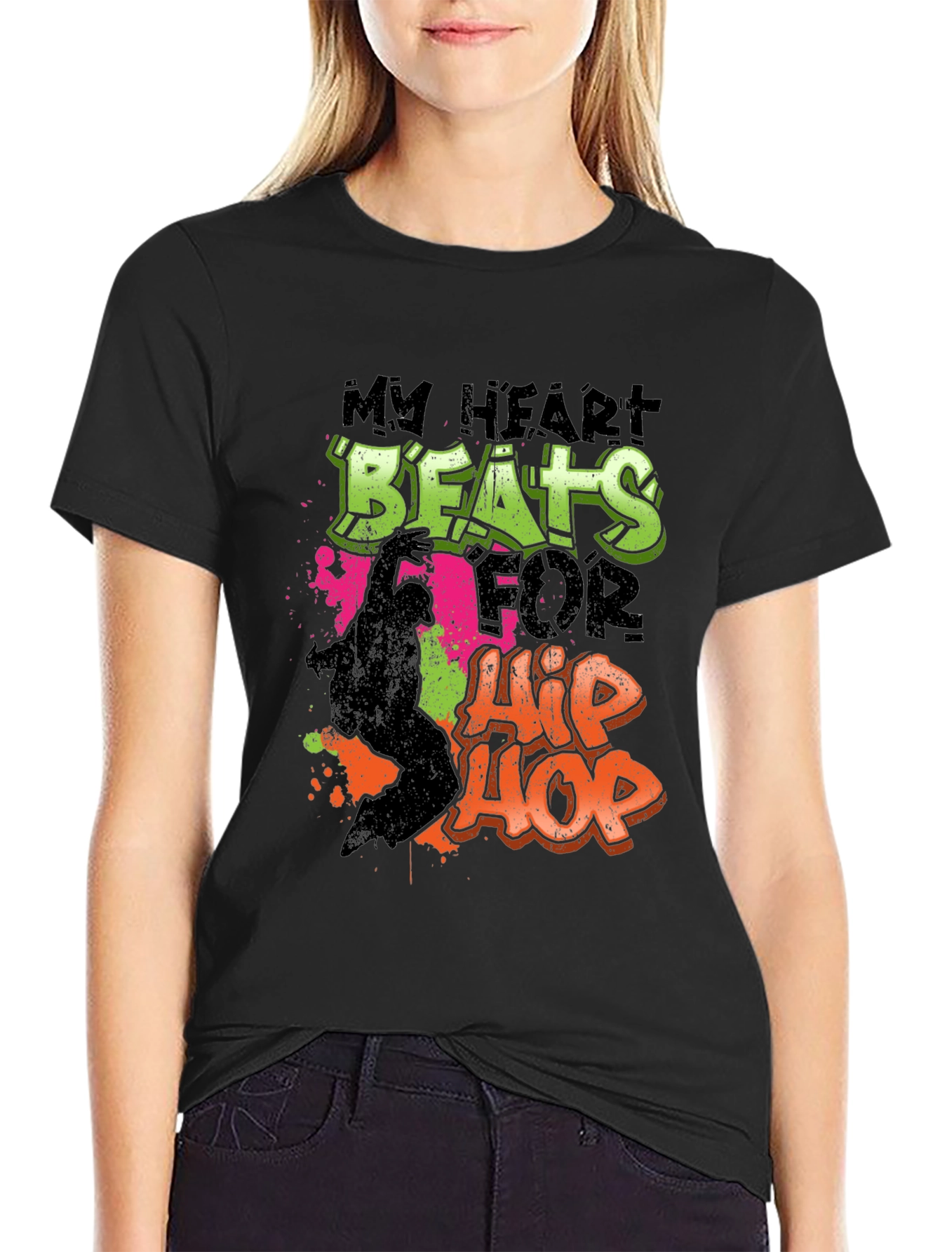 Hip Hop Heartbeat T-Shirt - Stylish Music Tee