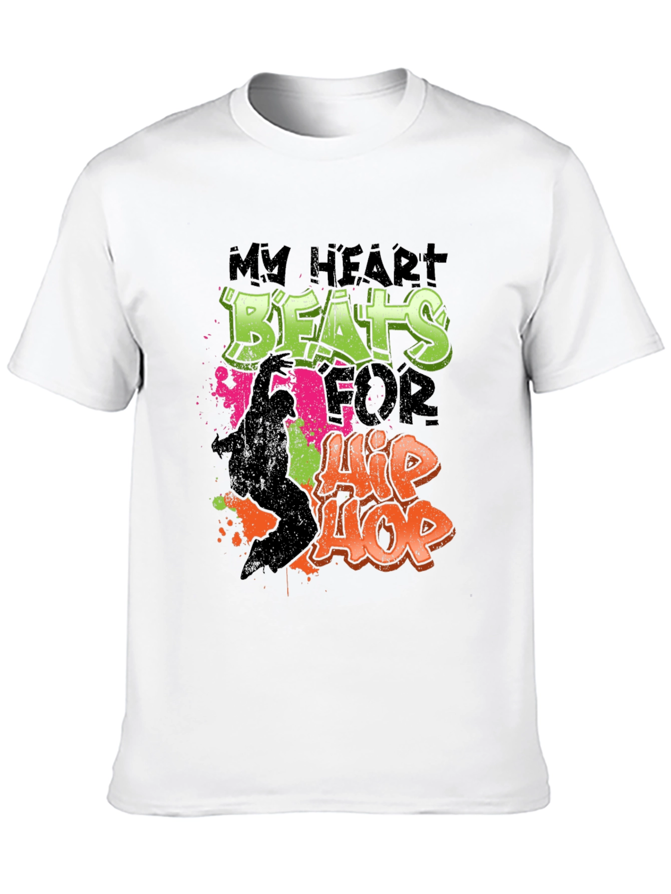 Hip Hop Heartbeat T-Shirt - Stylish Music Tee