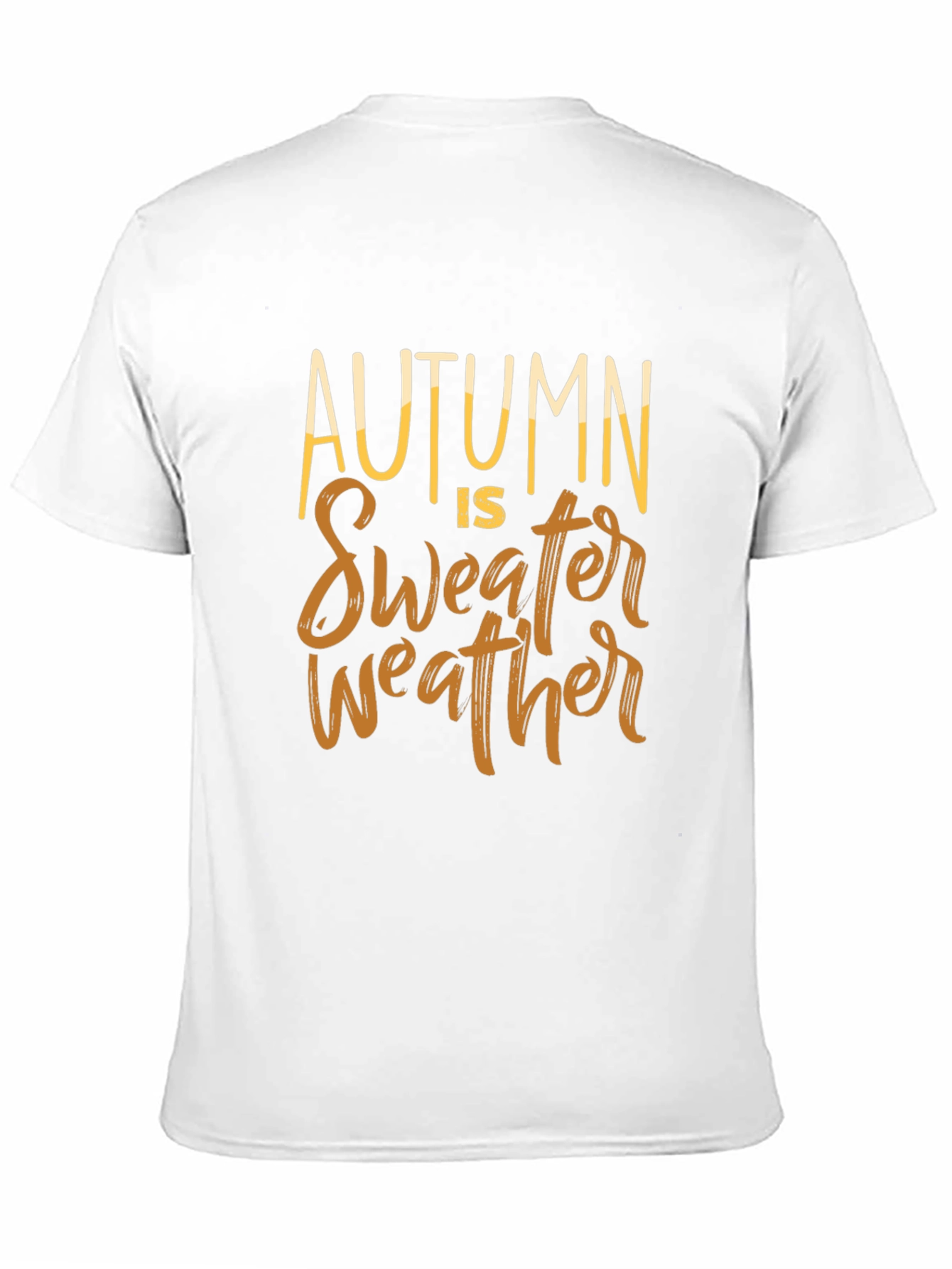 Autumn Is Sweater Weather Graphic T-Shirt