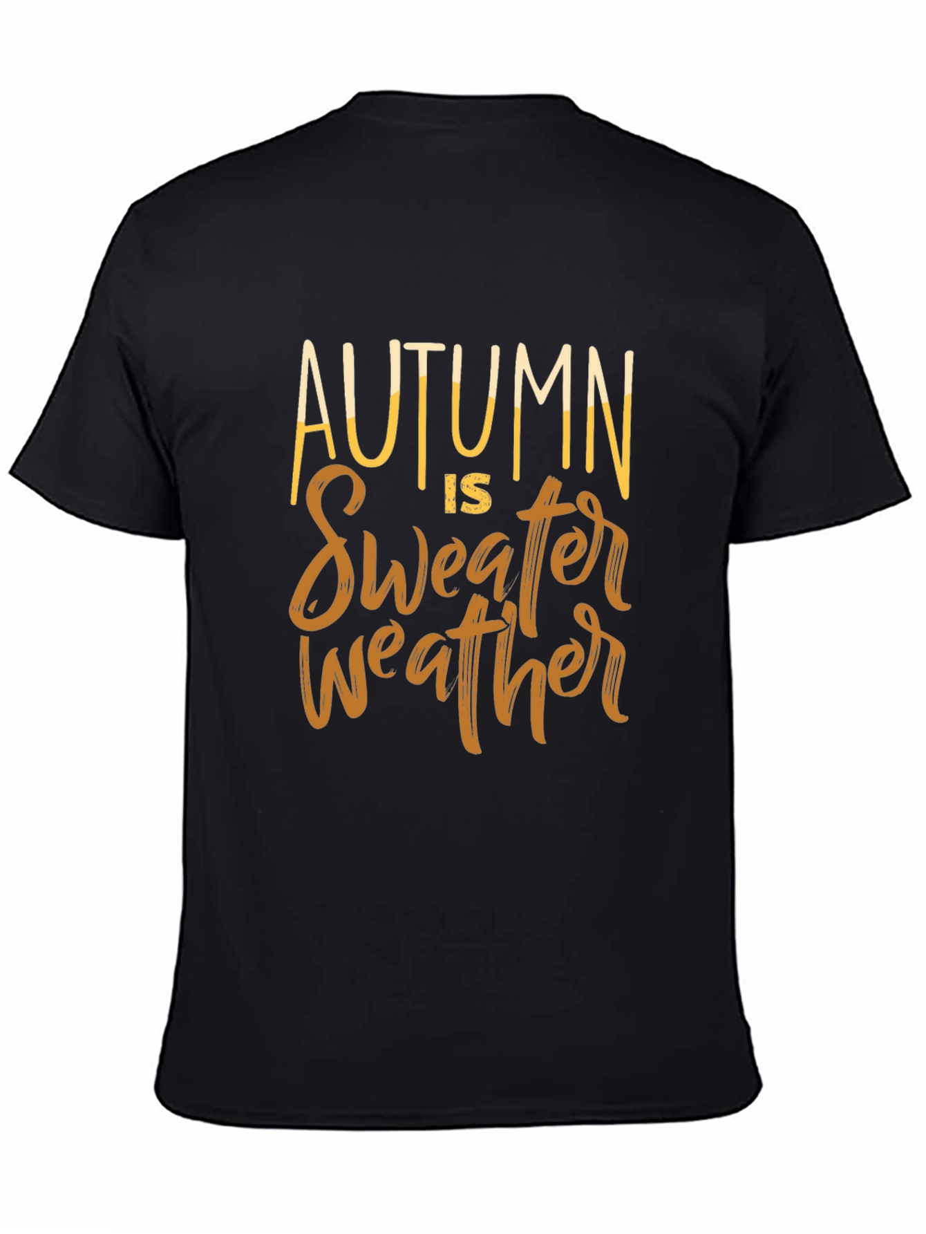 Autumn Is Sweater Weather Graphic T-Shirt