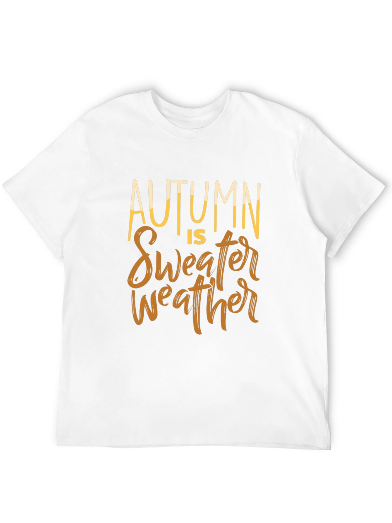 Autumn Is Sweater Weather Graphic T-Shirt