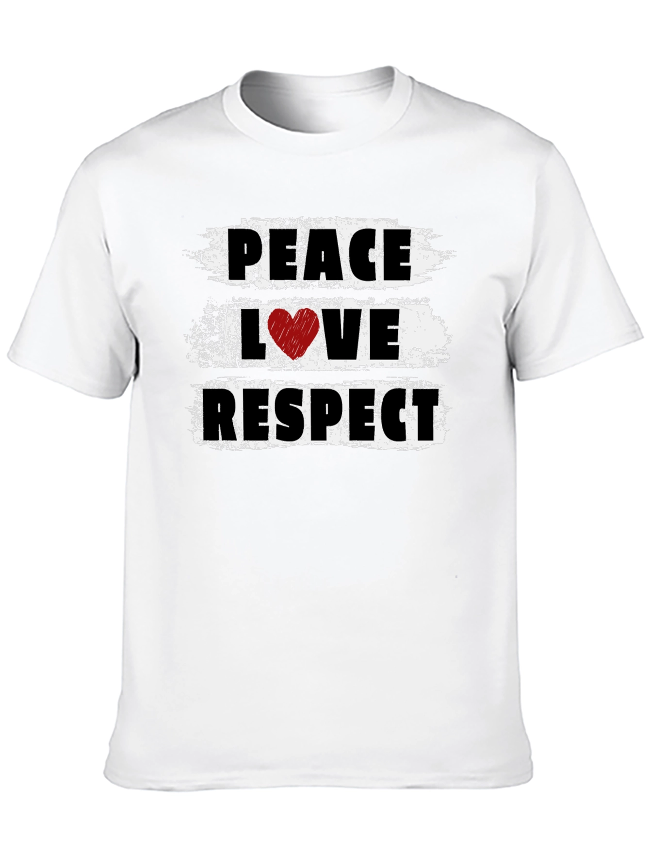 Peace Love Respect Graphic T-Shirt