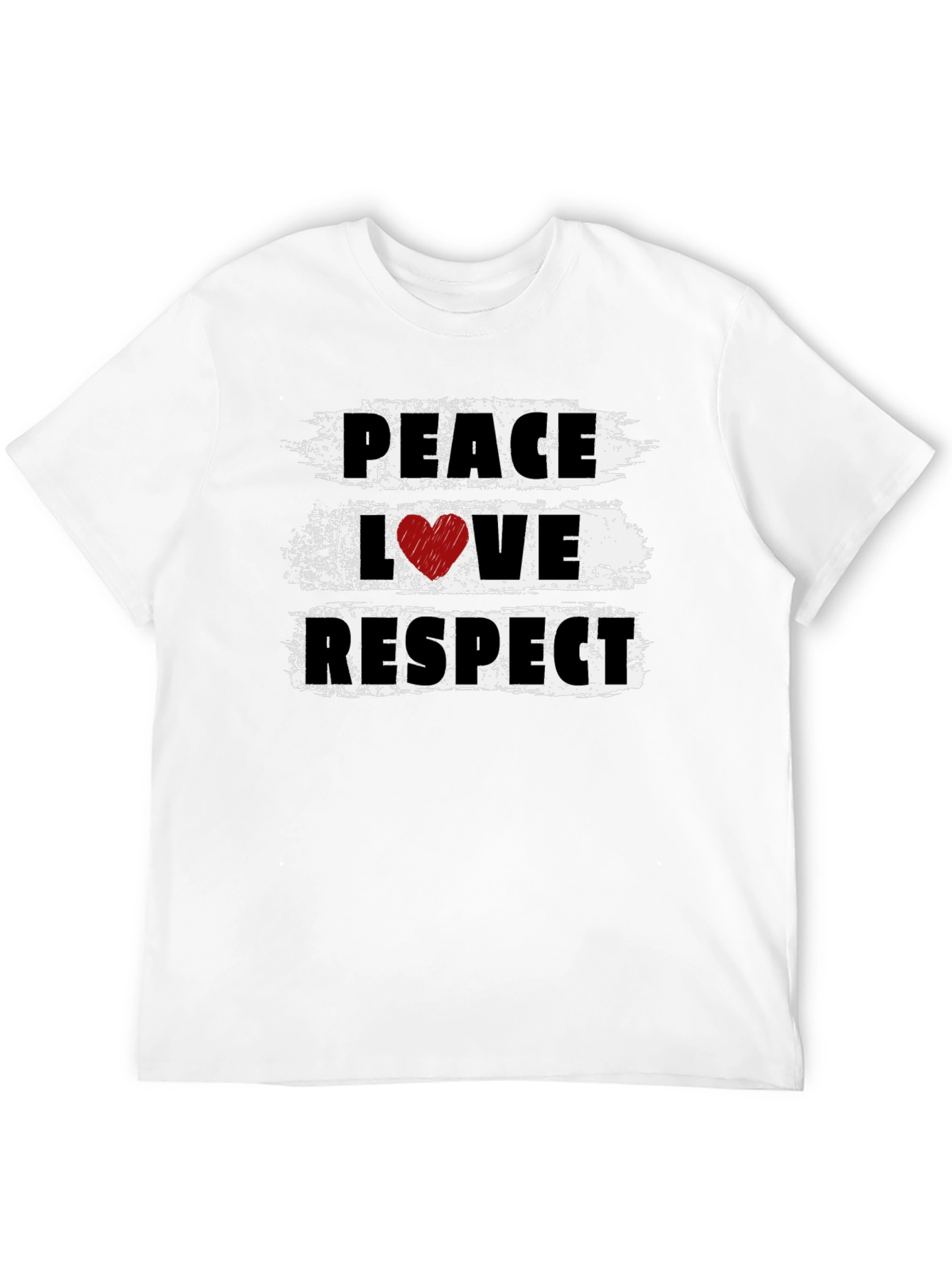 Peace Love Respect Graphic T-Shirt
