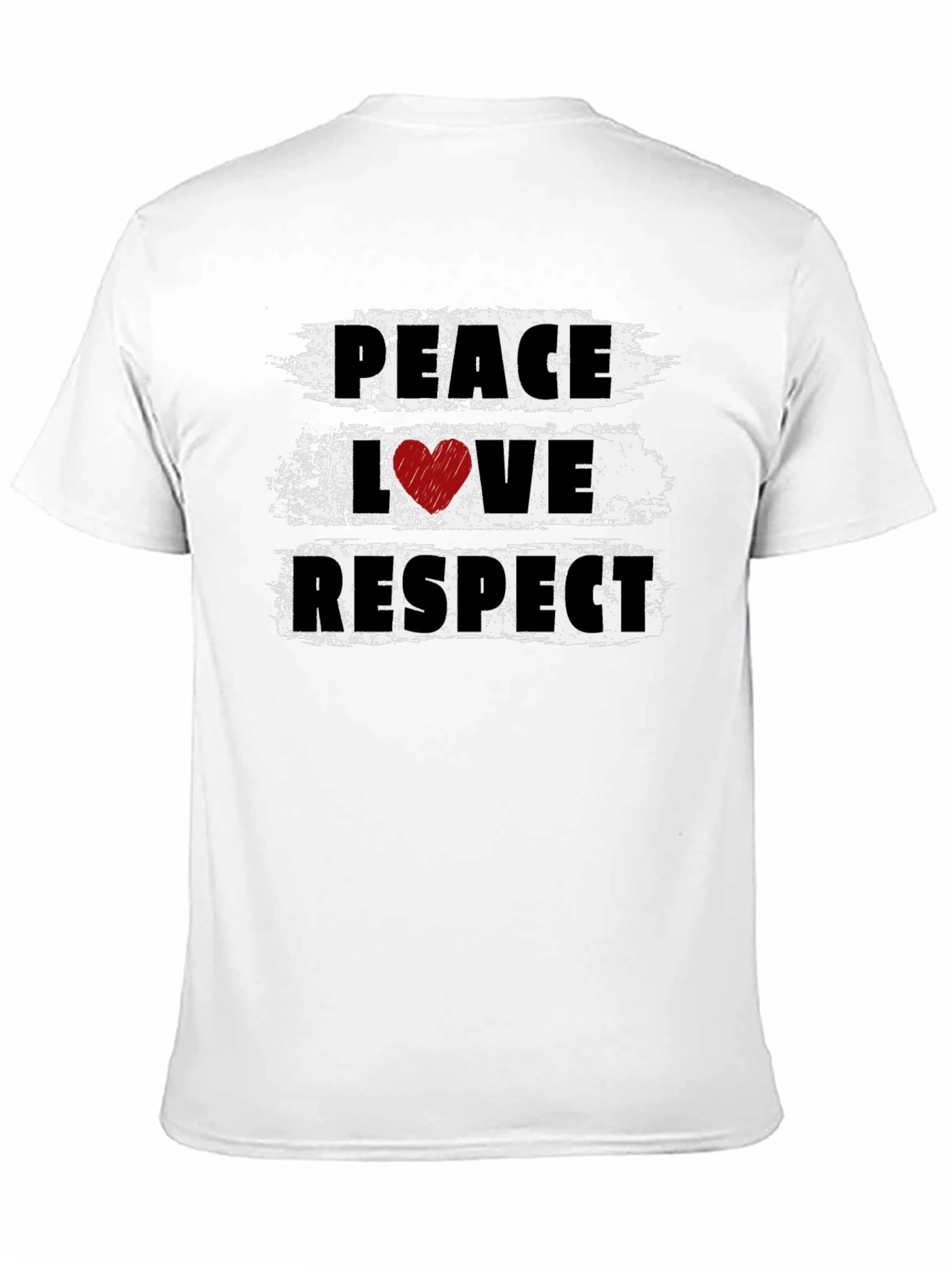 Peace Love Respect Graphic T-Shirt
