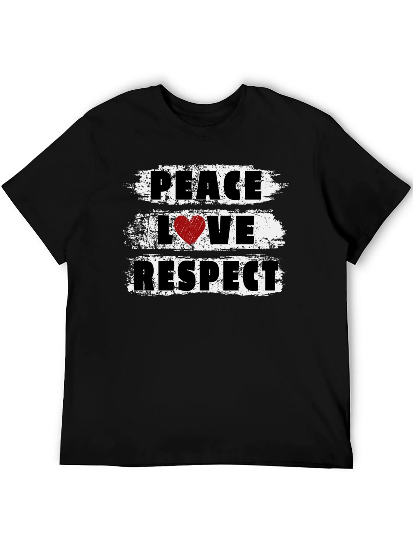 Peace Love Respect Graphic T-Shirt