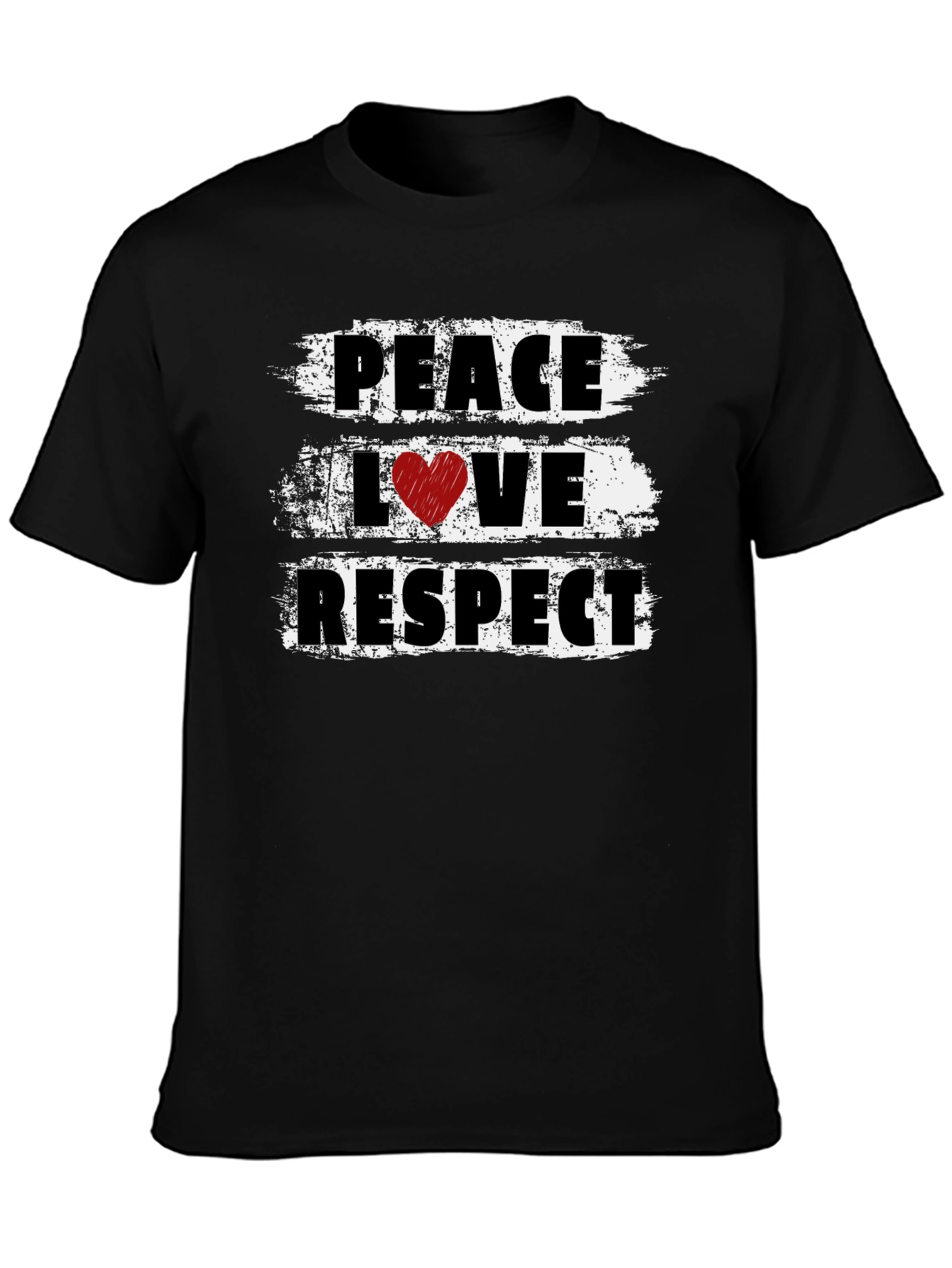 Peace Love Respect Graphic T-Shirt