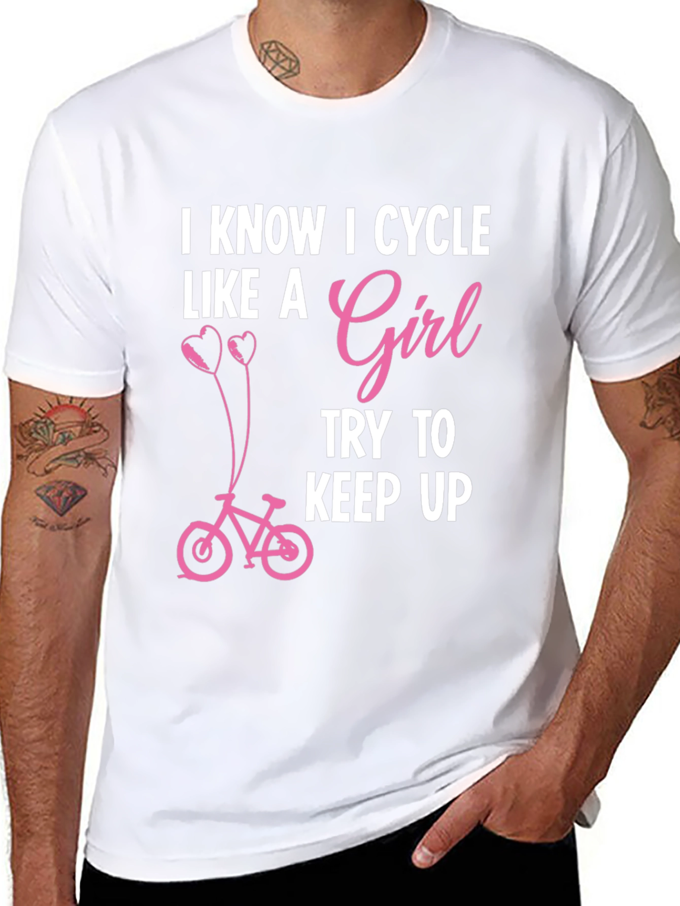 I Know I Cycle Like A Girl T-Shirt