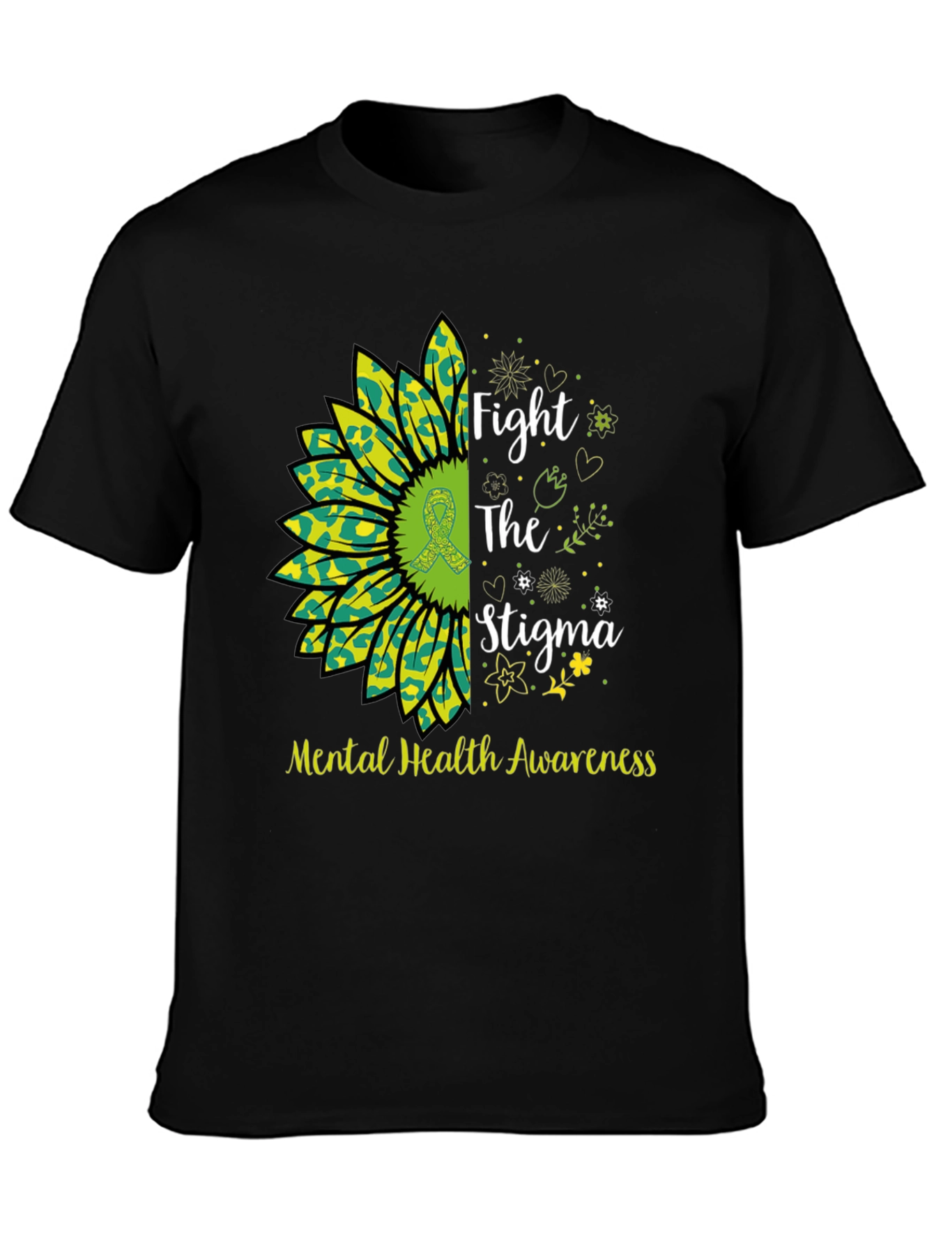 Mental Health Awareness Sunflower T-Shirt