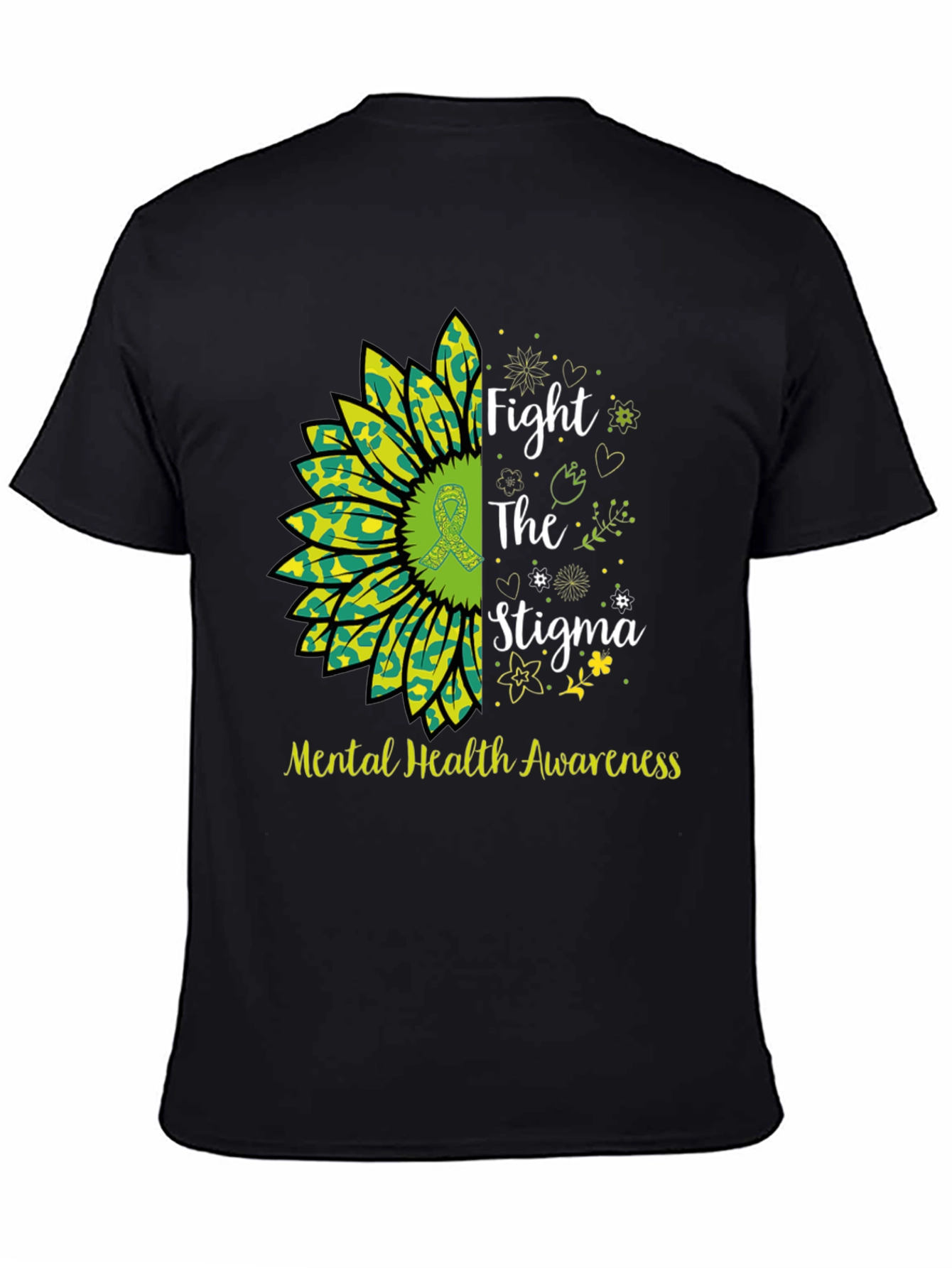 Mental Health Awareness Sunflower T-Shirt