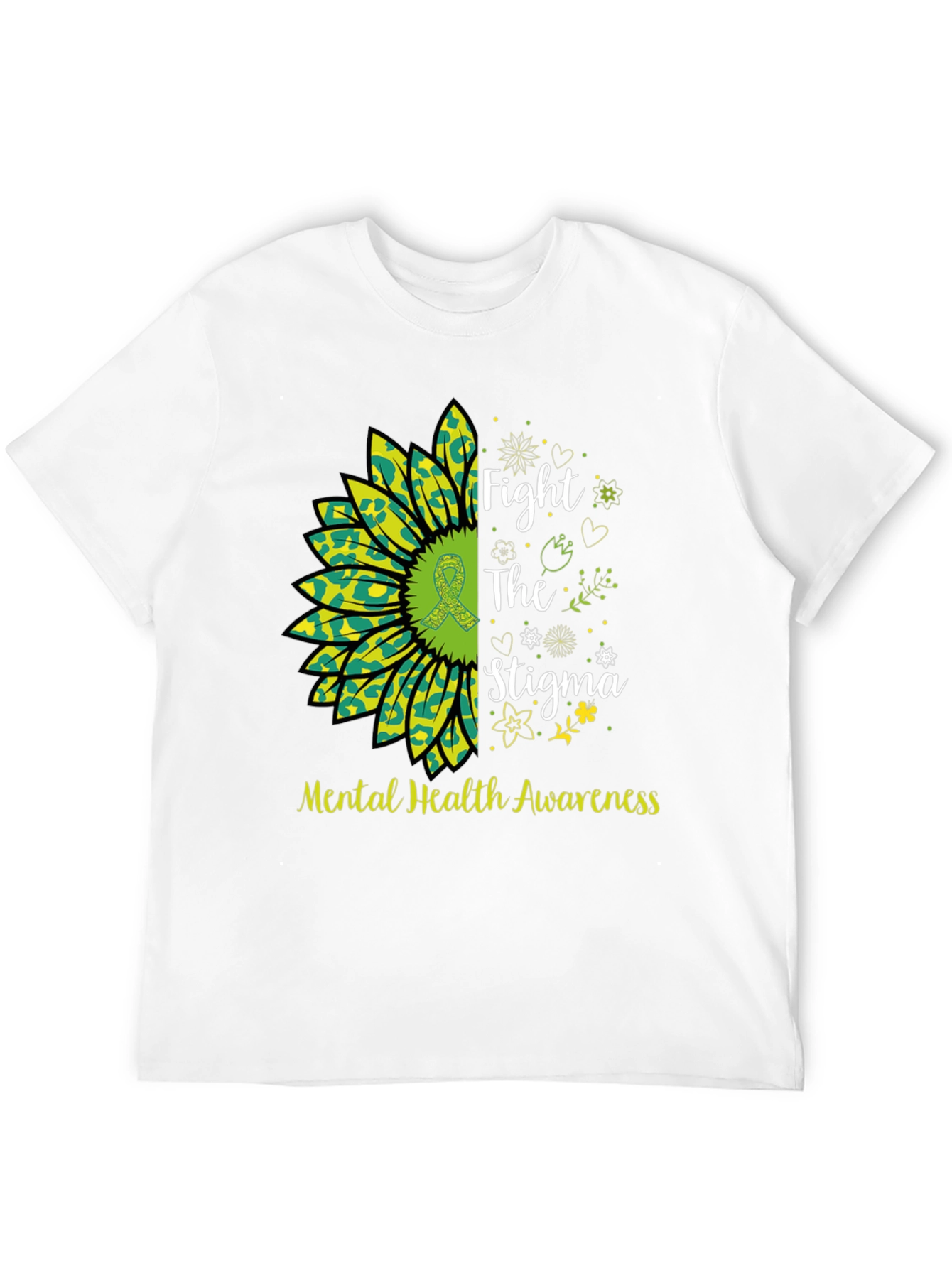 Mental Health Awareness Sunflower T-Shirt