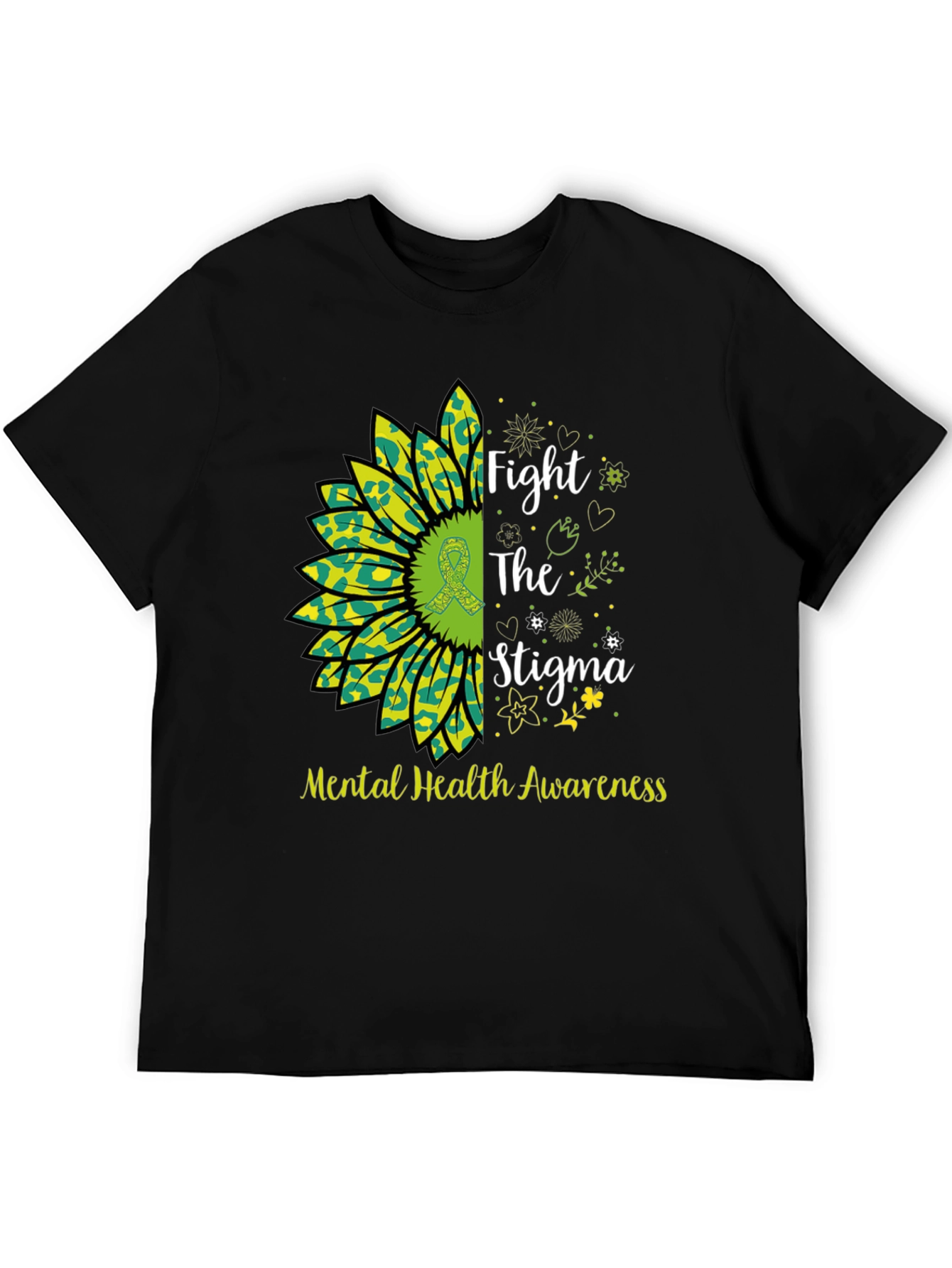 Mental Health Awareness Sunflower T-Shirt