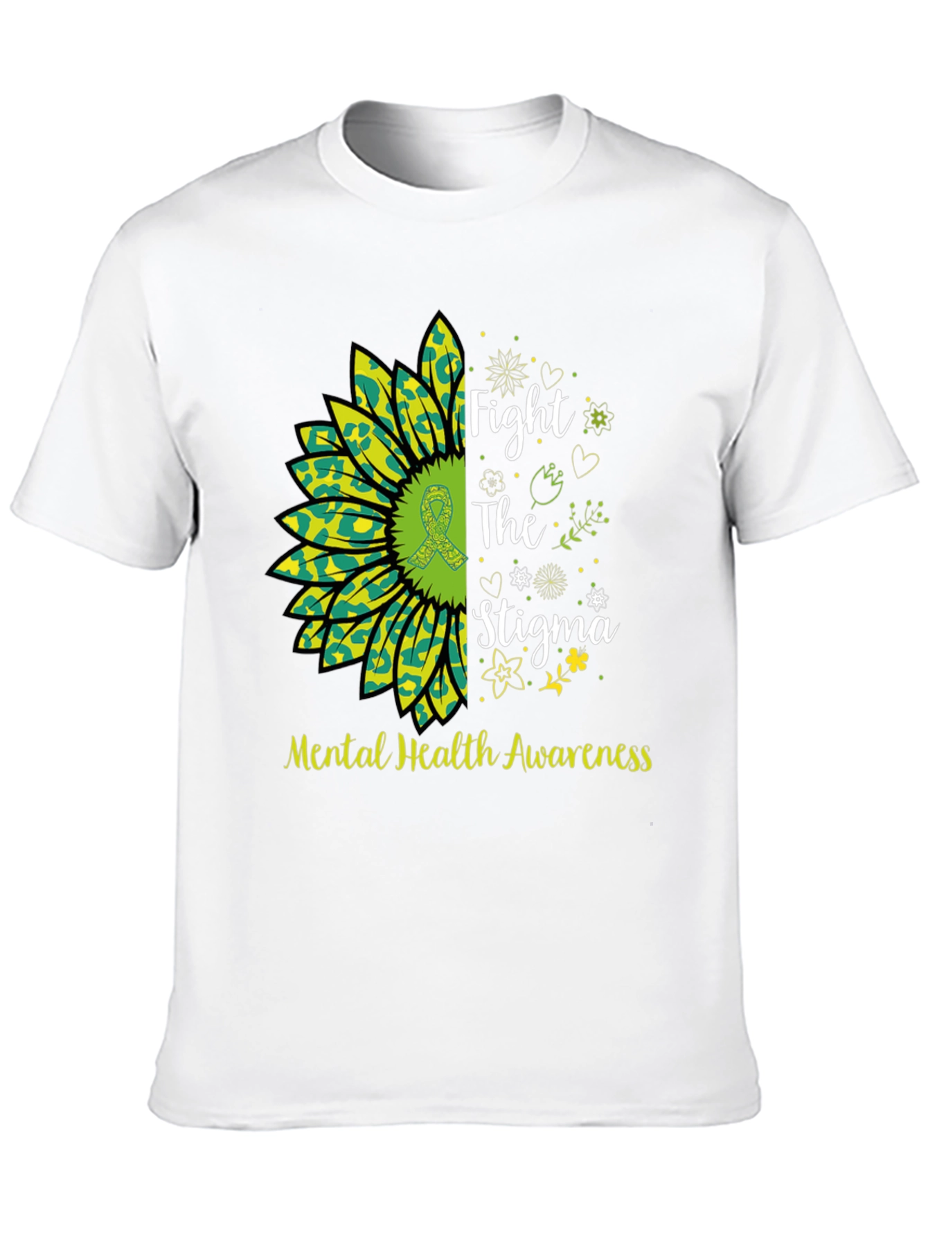 Mental Health Awareness Sunflower T-Shirt