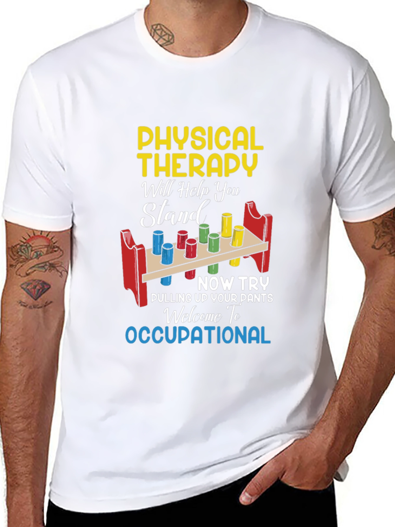 Physical Therapy Occupational T-Shirt Funny Therapist Gift