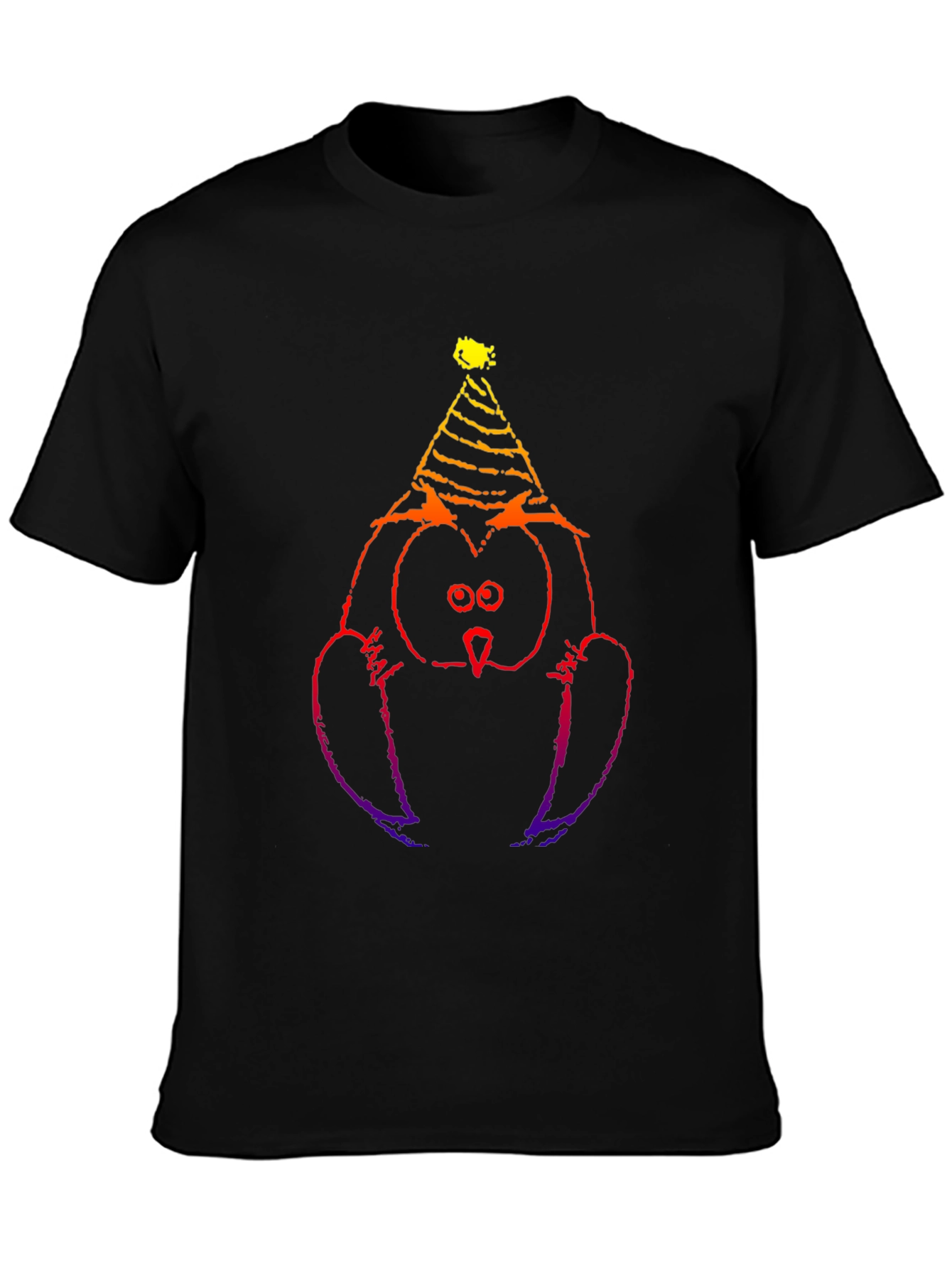 Party Owl Black T-Shirt - Fun & Unique Design