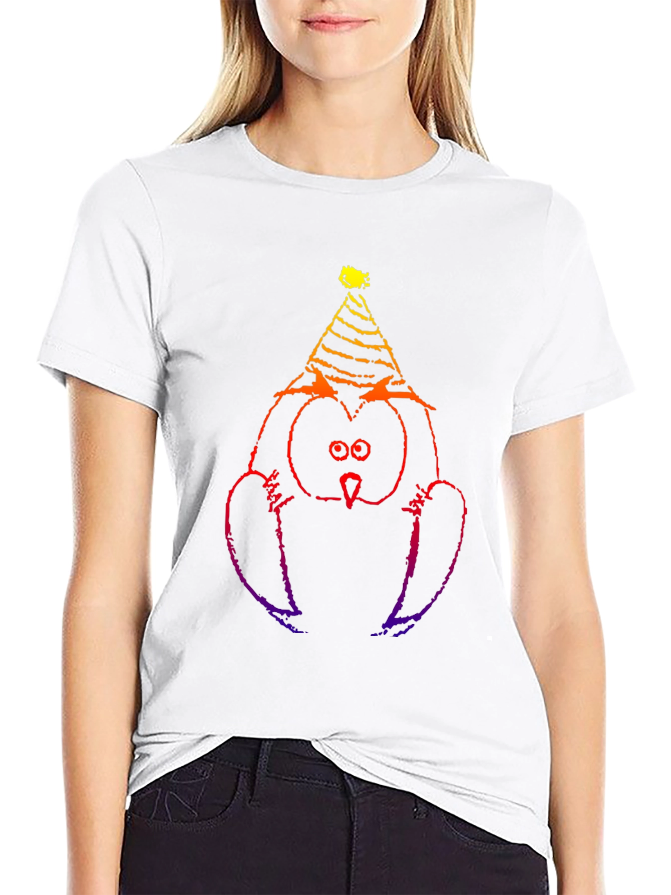 Party Owl Black T-Shirt - Fun & Unique Design