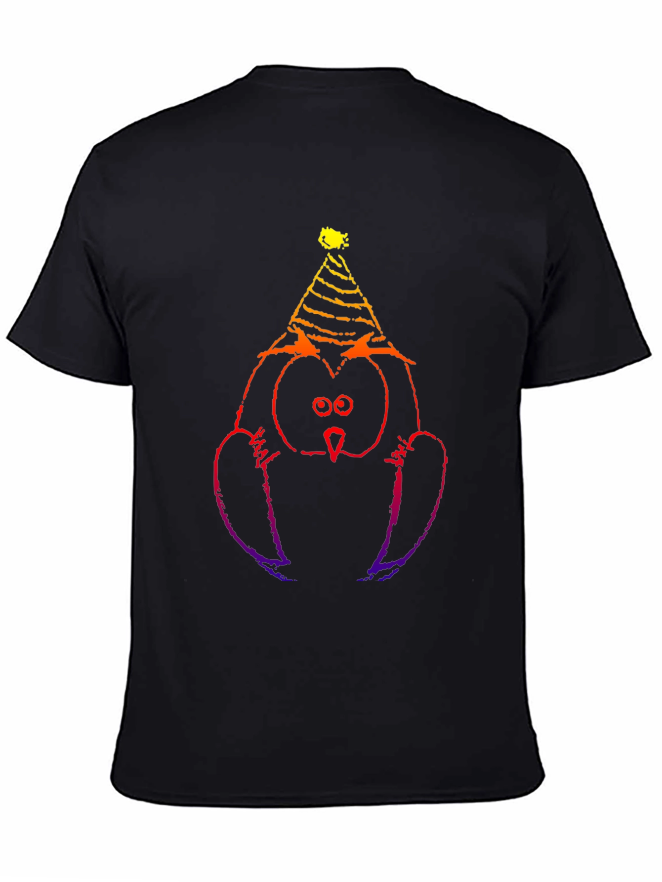 Party Owl Black T-Shirt - Fun & Unique Design