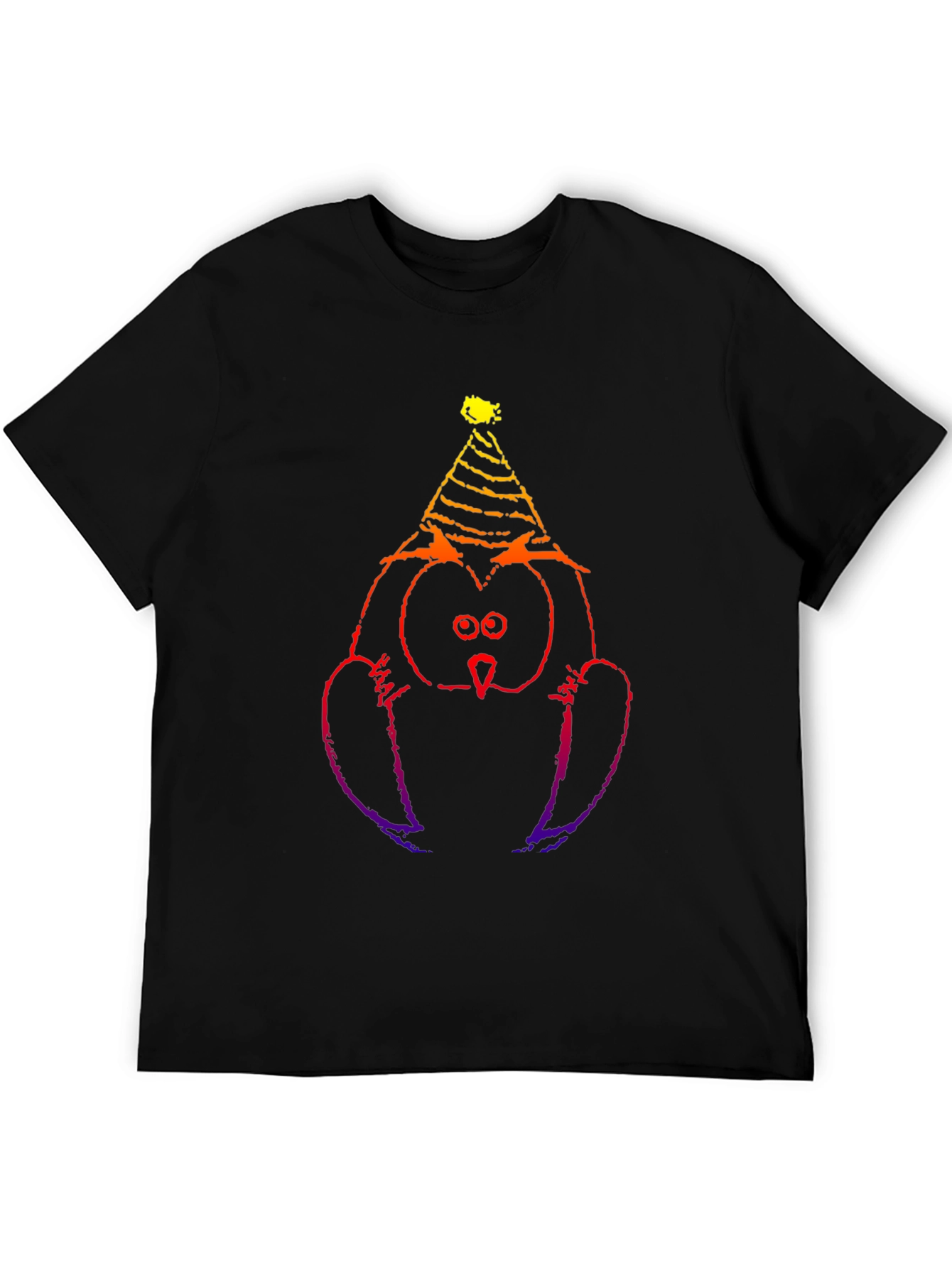 Party Owl Black T-Shirt - Fun & Unique Design