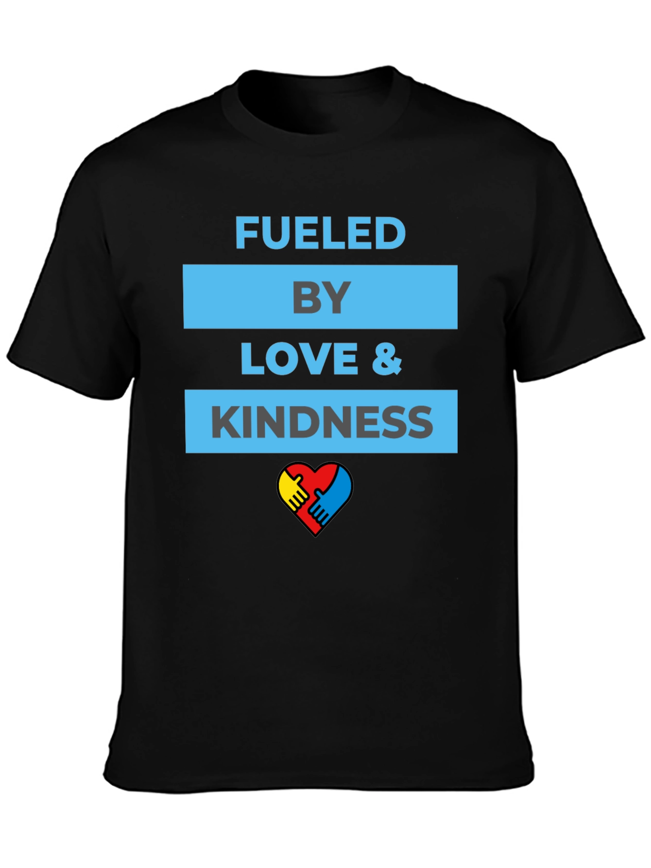 Fueled by Love & Kindness Autism Awareness T-Shirt