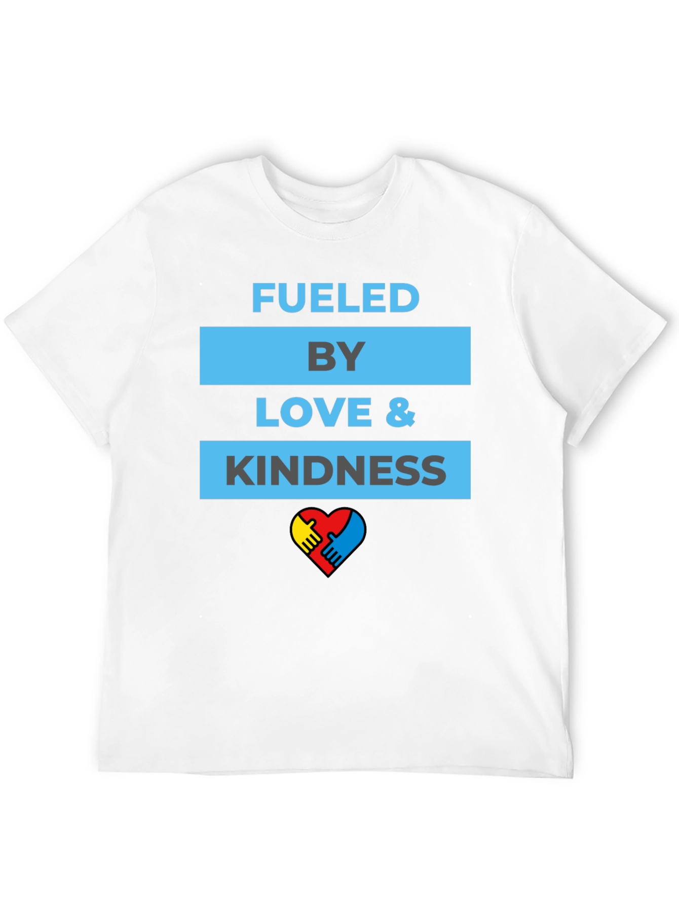 Fueled by Love & Kindness Autism Awareness T-Shirt