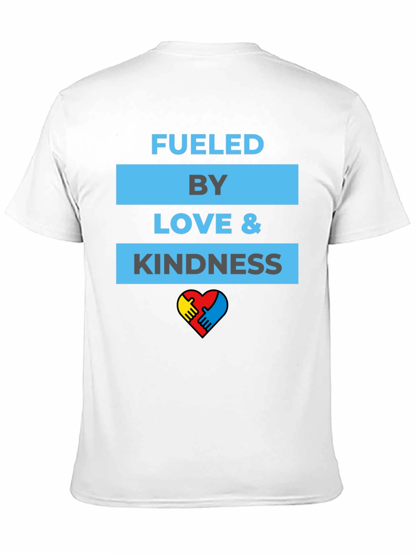 Fueled by Love & Kindness Autism Awareness T-Shirt