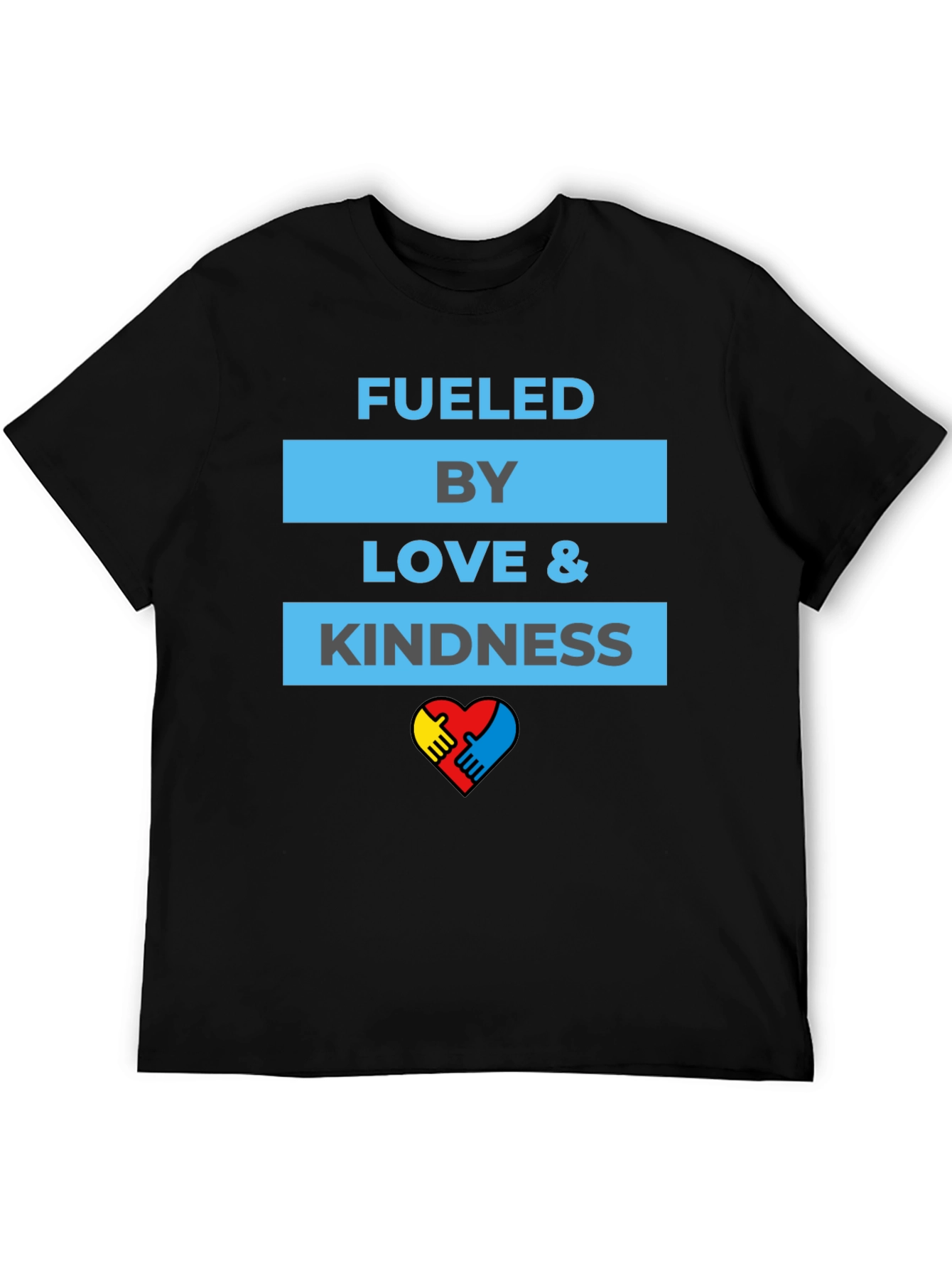 Fueled by Love & Kindness Autism Awareness T-Shirt