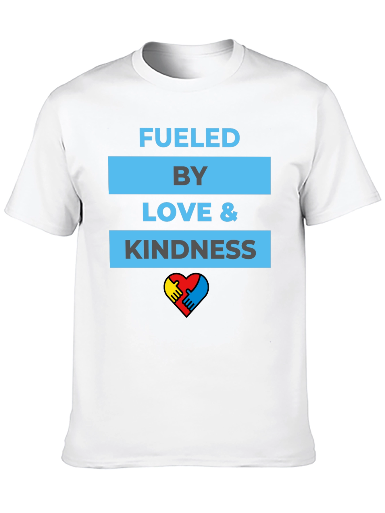 Fueled by Love & Kindness Autism Awareness T-Shirt