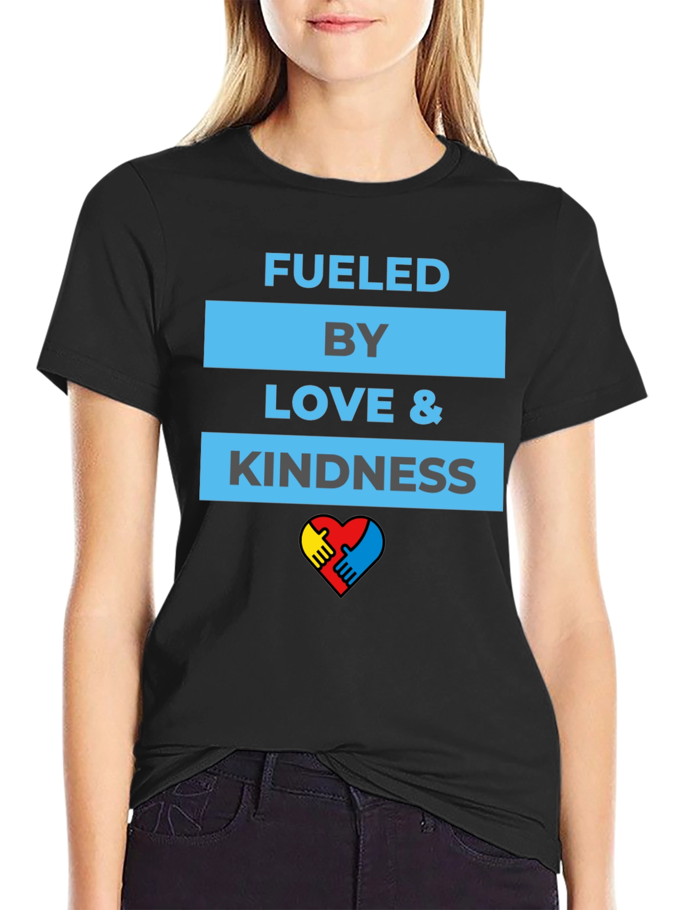 Fueled by Love & Kindness Autism Awareness T-Shirt