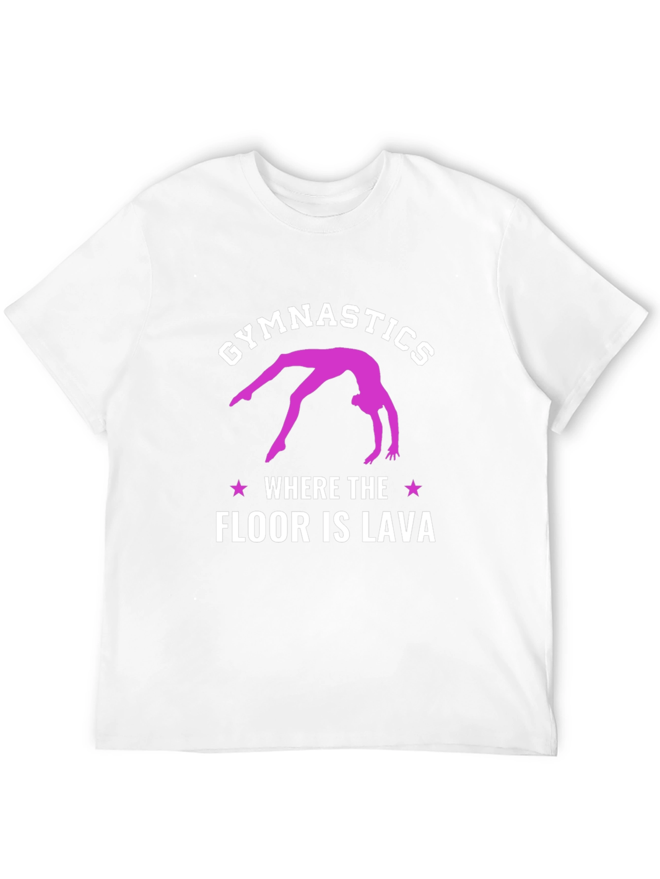 Gymnastics Where The Floor Is Lava Black T-Shirt