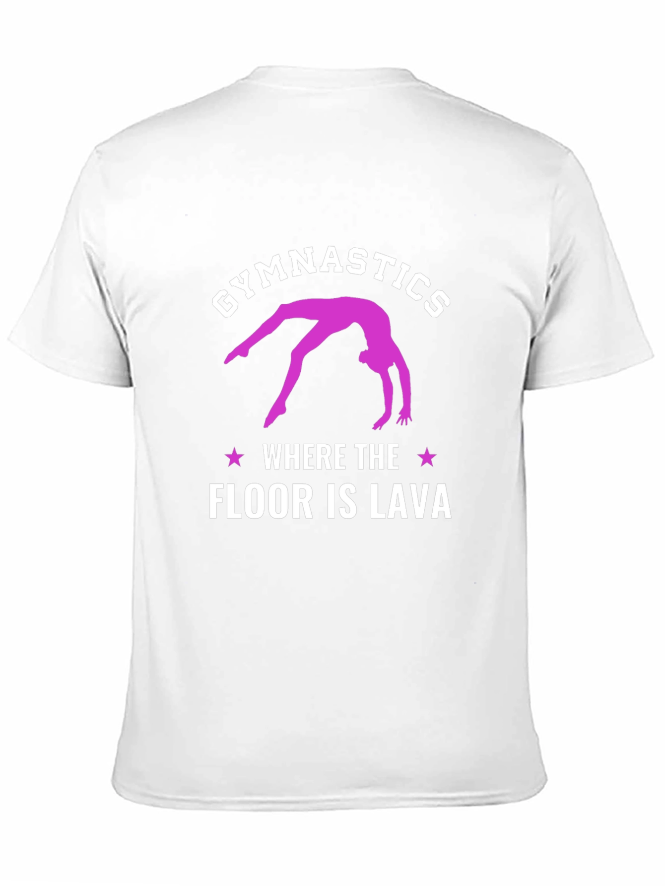 Gymnastics Where The Floor Is Lava Black T-Shirt