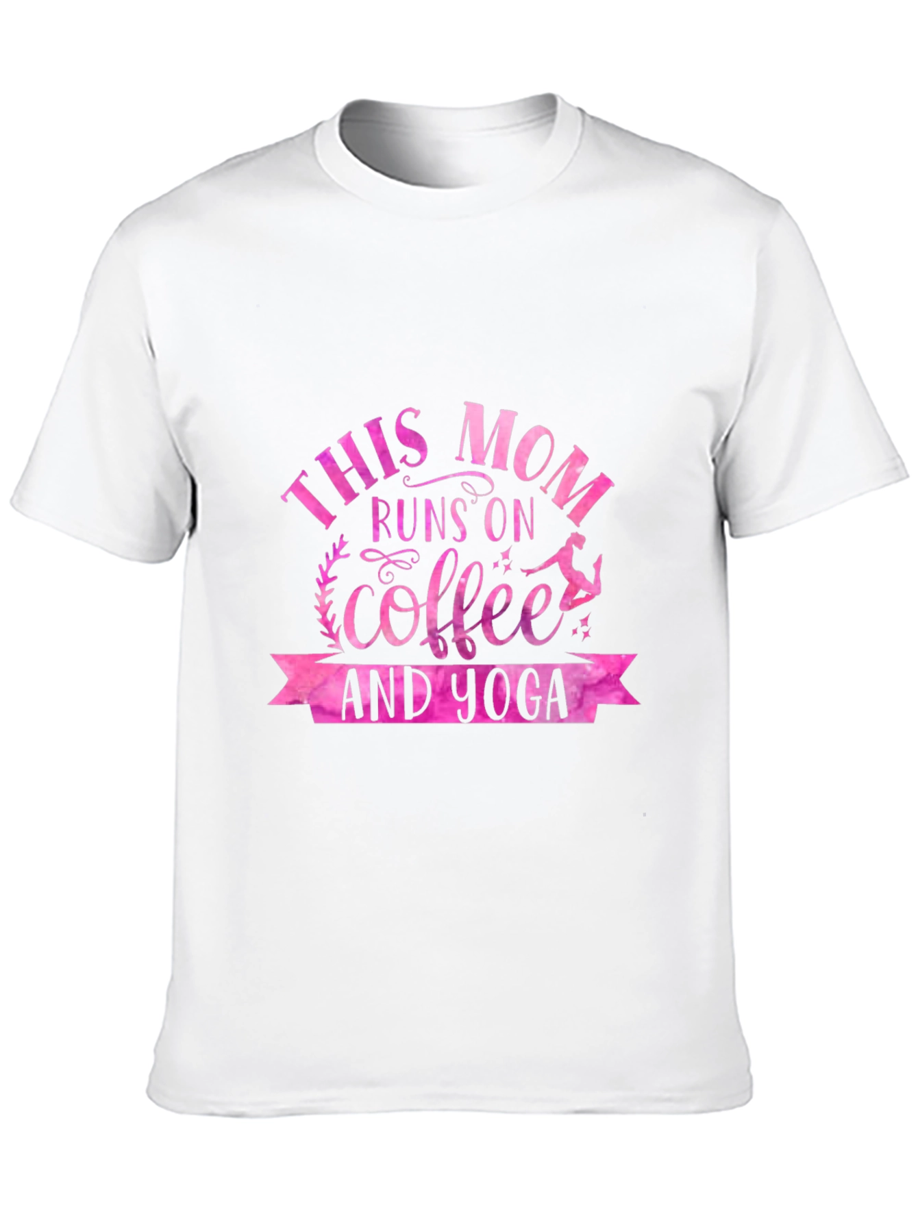 This Mom Runs on Coffee & Yoga T-Shirt