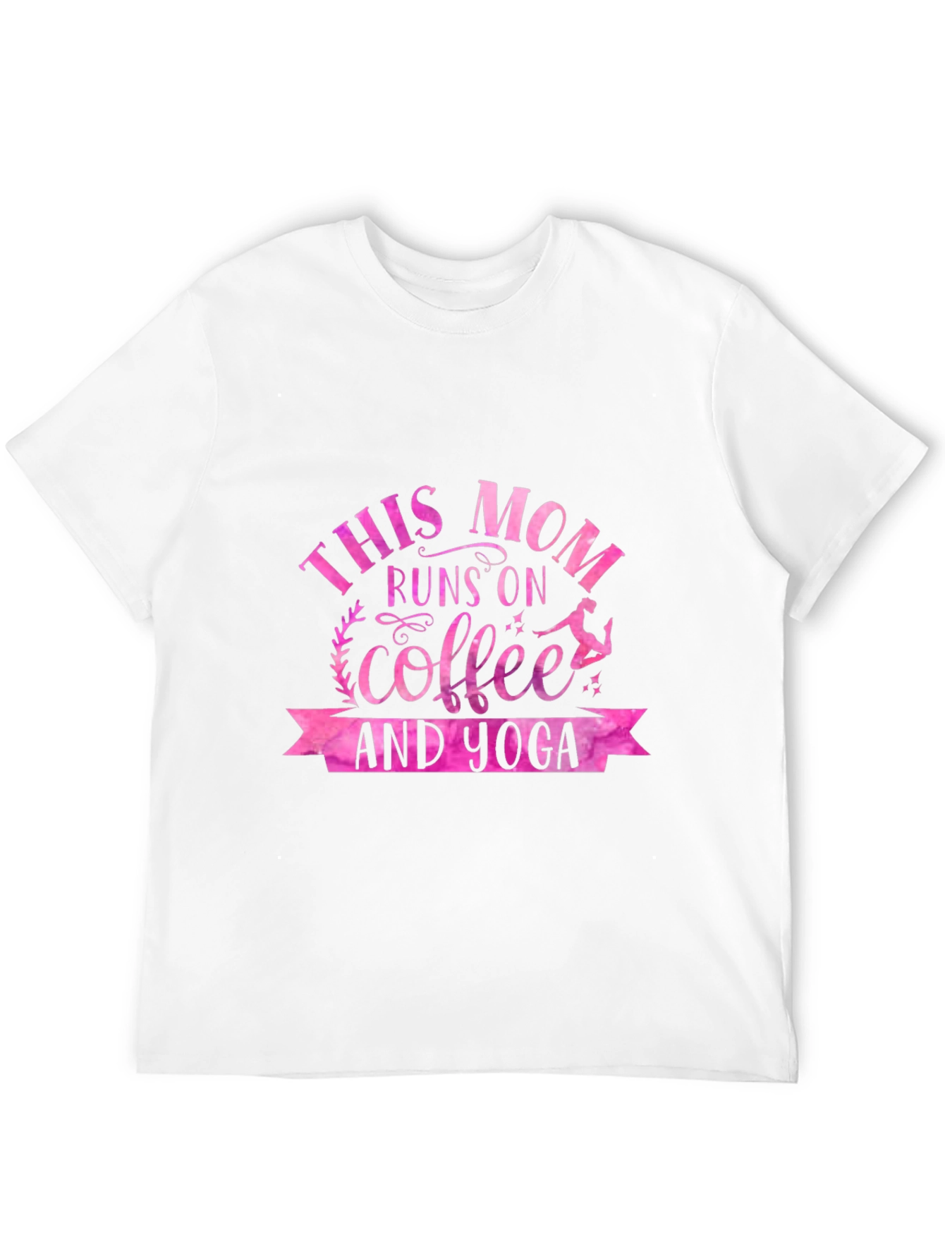 This Mom Runs on Coffee & Yoga T-Shirt