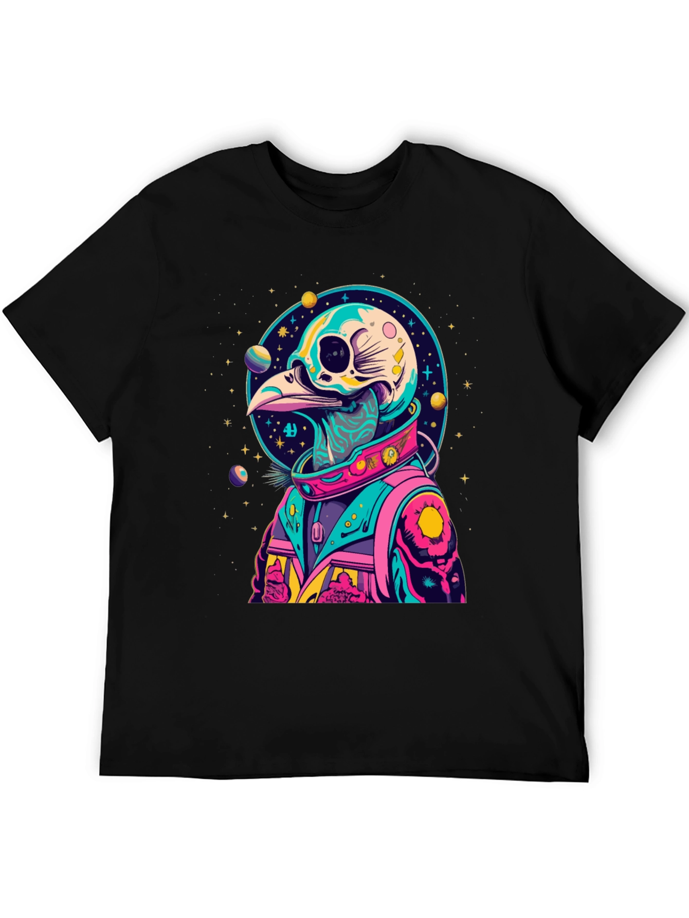 Cosmic Bird Skull T-Shirt